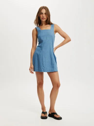 COTTON ON Đầm Mini Nữ-Square Neck Mini Dress