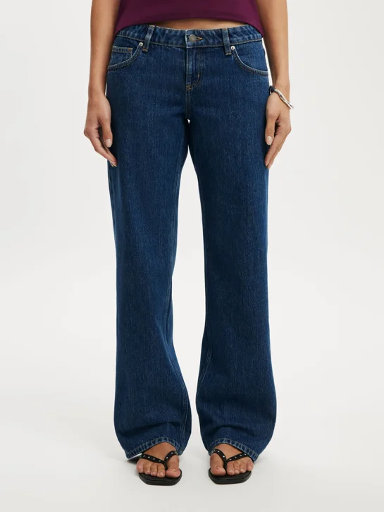 COTTON ON Quần Jeans Dài Nữ - Low Rise Straight Jean