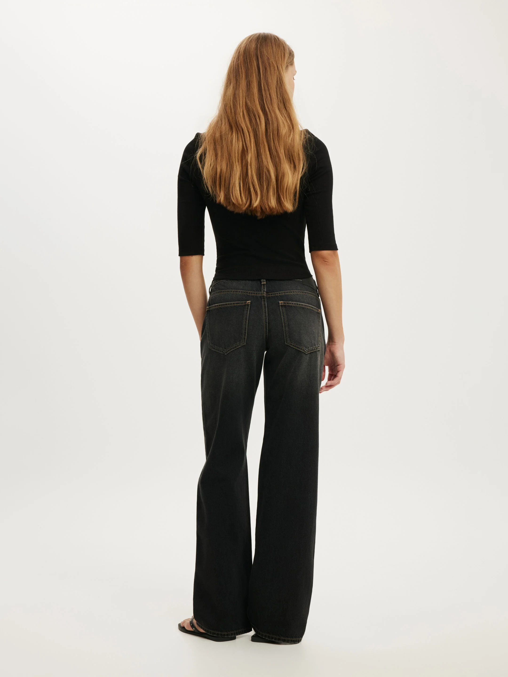 COTTON ON Quần Jeans Dài Nữ - Low Rise Straight Jean