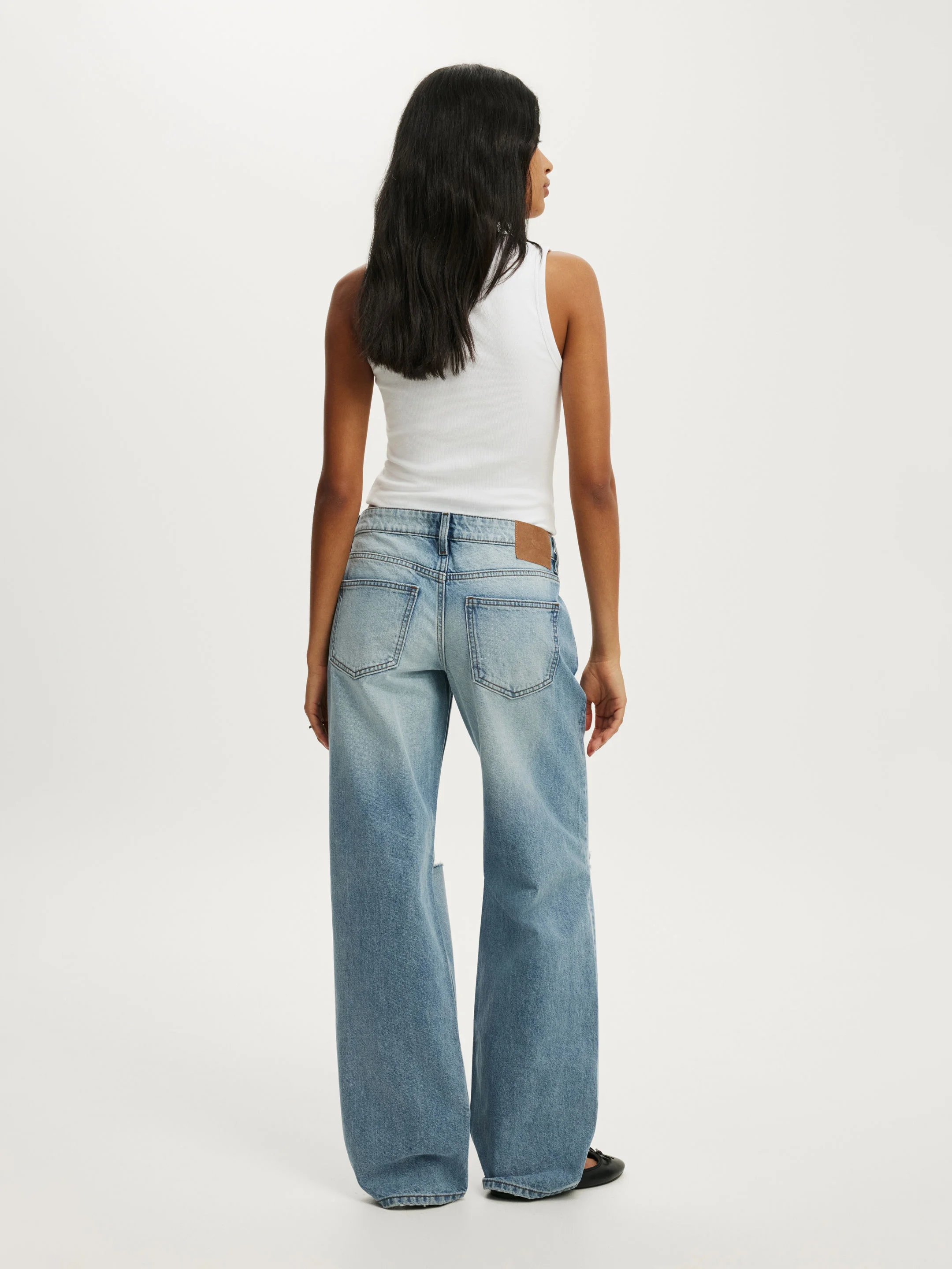 COTTON ON Quần Jeans Dài Nữ - Low Rise Straight Jean