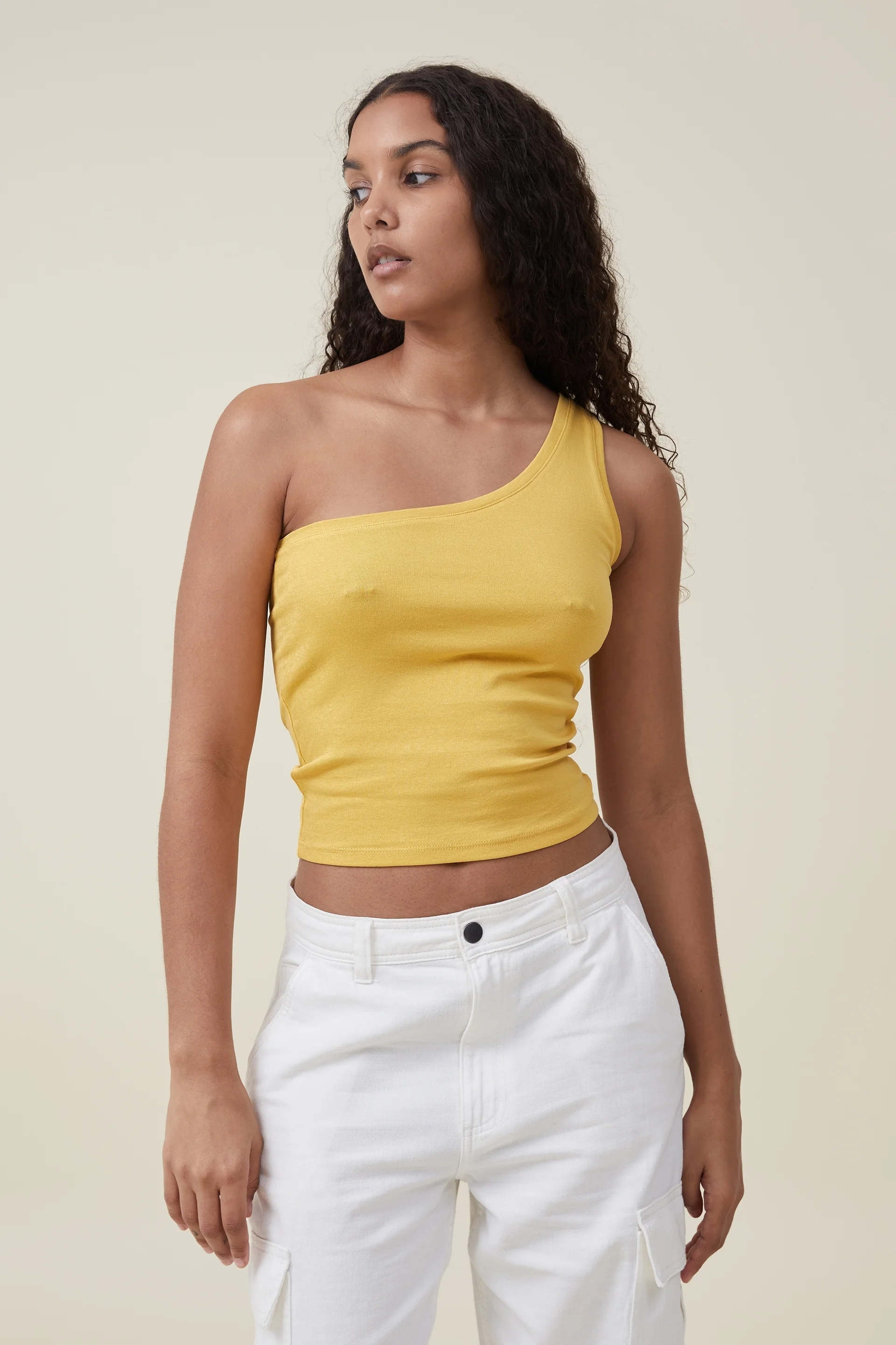 COTTON ON Áo Thun Cộc Tay Nữ - Jamie One Shoulder Cami