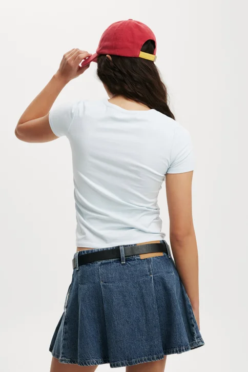 COTTON ON Áo Thun Có Họa Tiết Nữ-Fitted Lcn Graphic Longline Tee