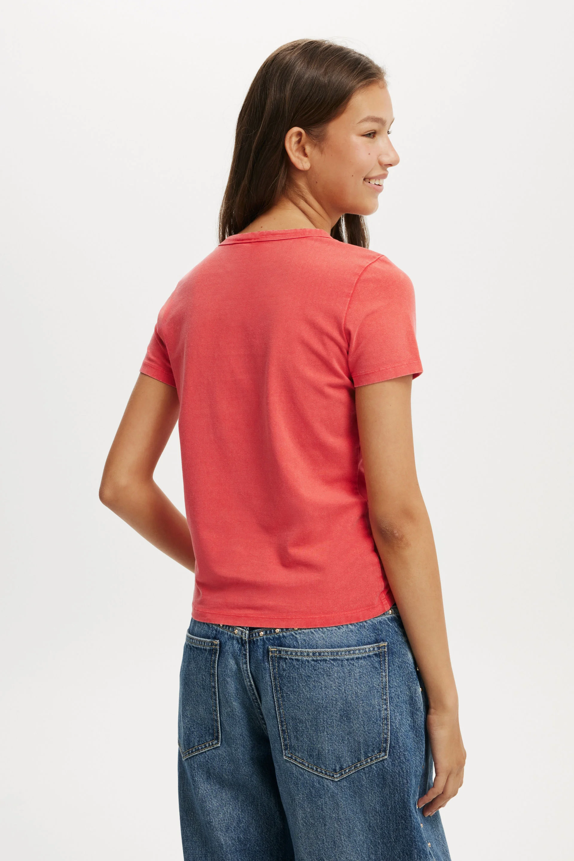 COTTON ON Áo Thun Có Họa Tiết Nữ-Fitted Lcn Graphic Longline Tee