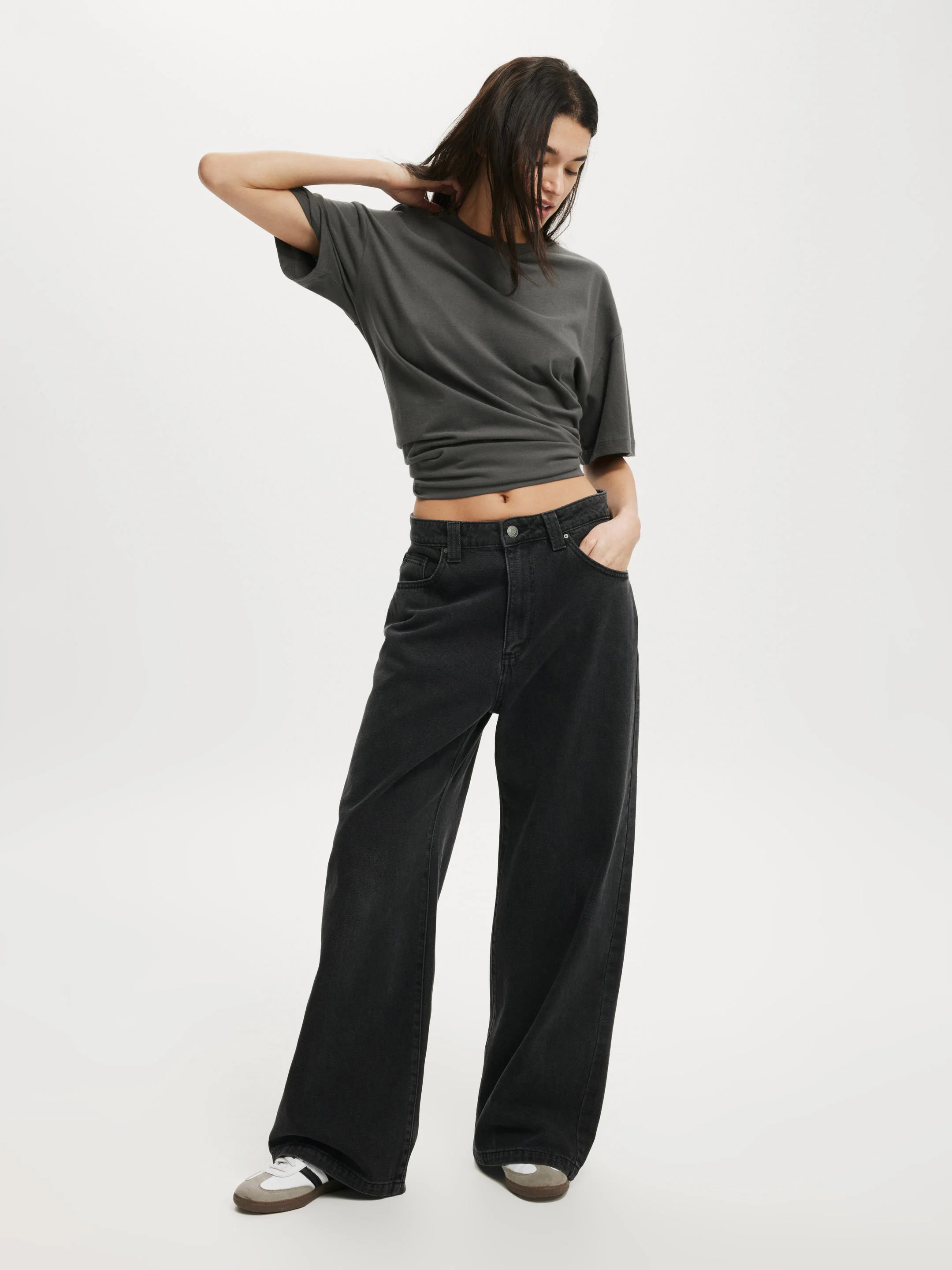 COTTON ON Quần Jeans Dài Nữ-Low Super Baggy Jean