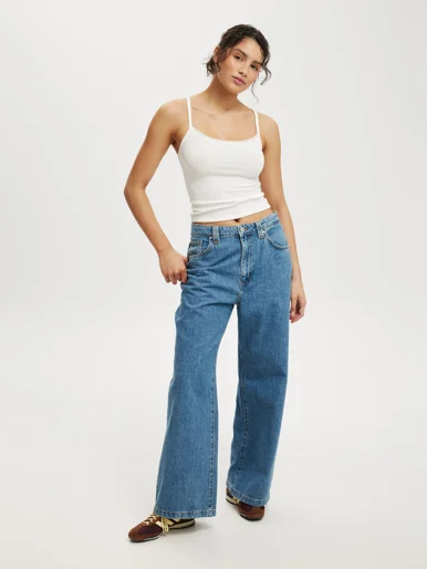 COTTON ON Quần Jeans Dài Nữ-Low Super Baggy Jean