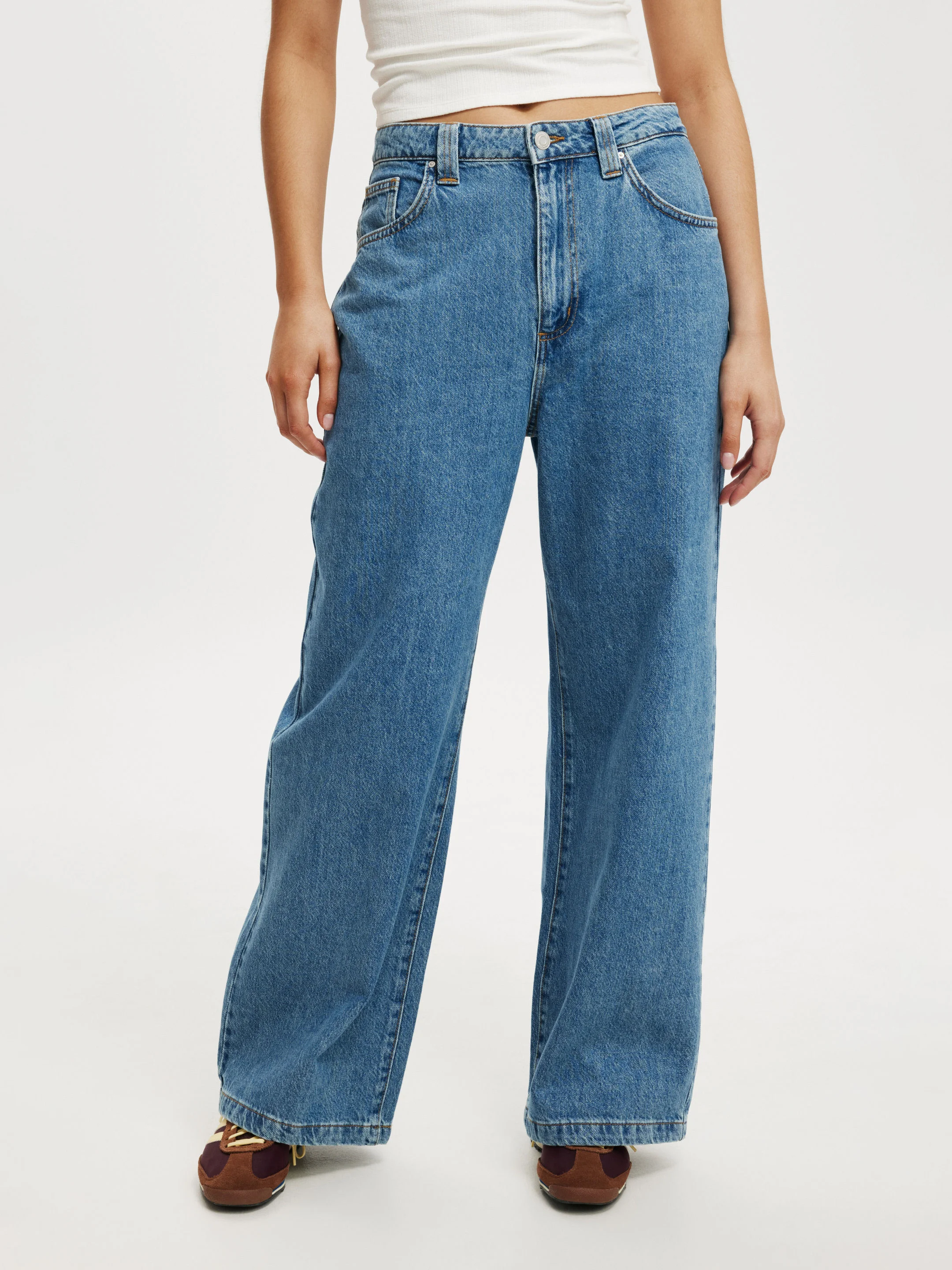 COTTON ON Quần Jeans Dài Nữ-Low Super Baggy Jean