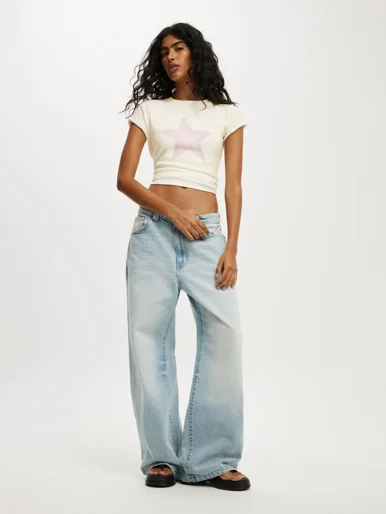 COTTON ON Quần Jeans Dài Nữ-Low Super Baggy Jean