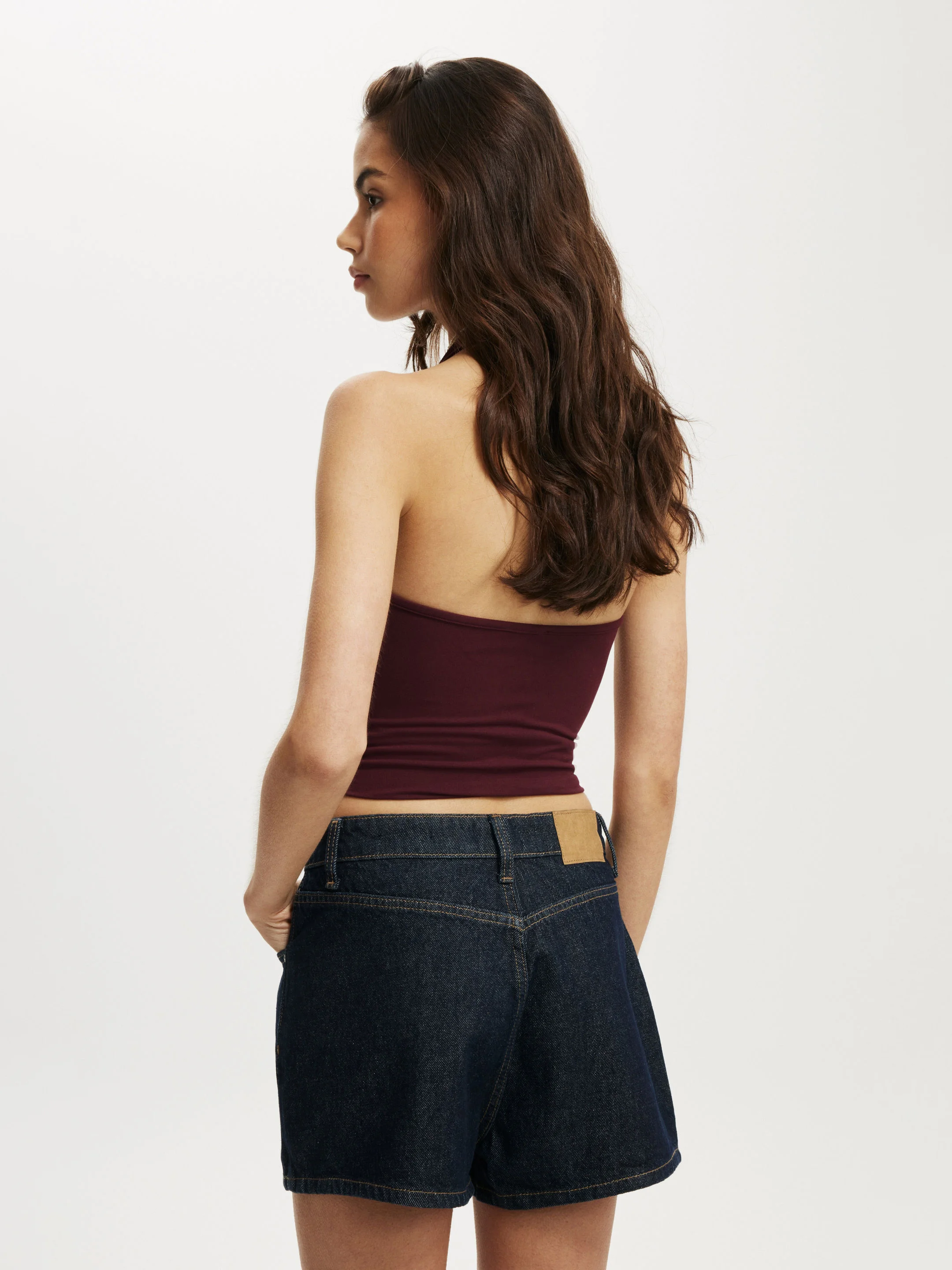 COTTON ON Quần Jeans Giả Váy Nữ-Mini Denim Skort