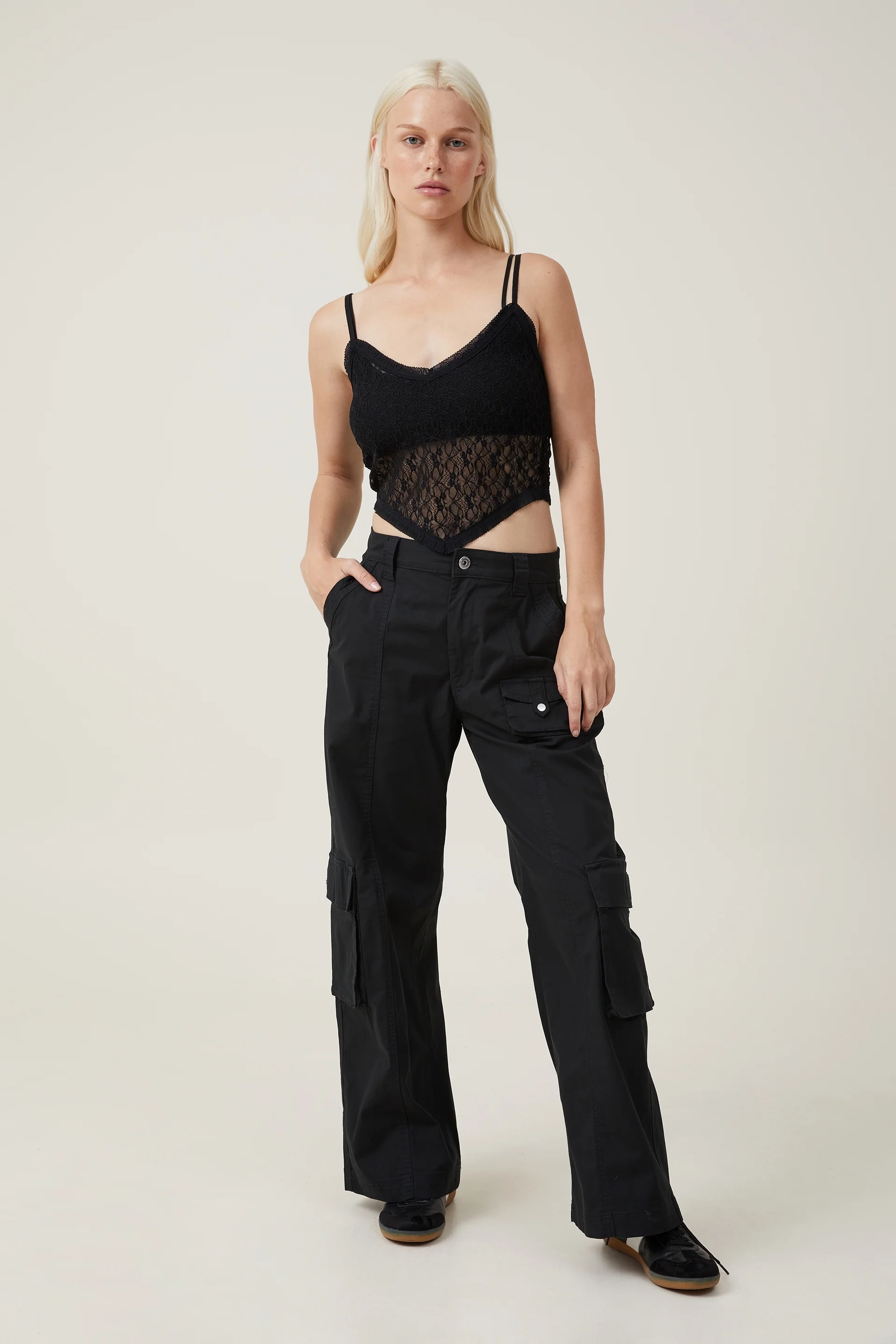 COTTON ON Quần Kaki Dài Nữ-Hayden Cargo Pant Asia Fit