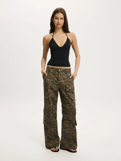 COTTON ON Quần Khaki Dài Nữ - Hayden Cargo Pant Asia Fit