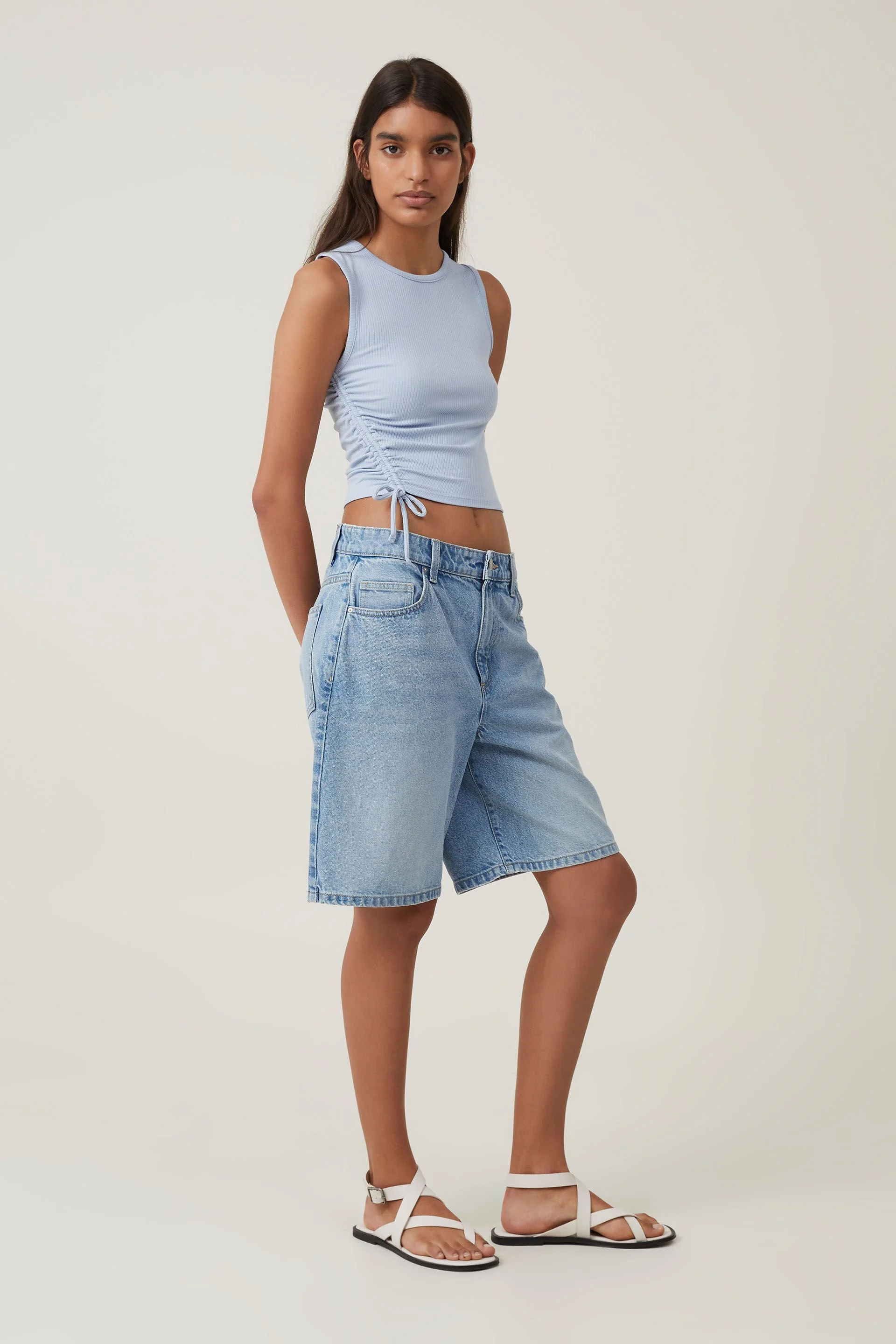 COTTON ON Áo Thun Cộc Tay Nữ - Quinn Gathered Tank