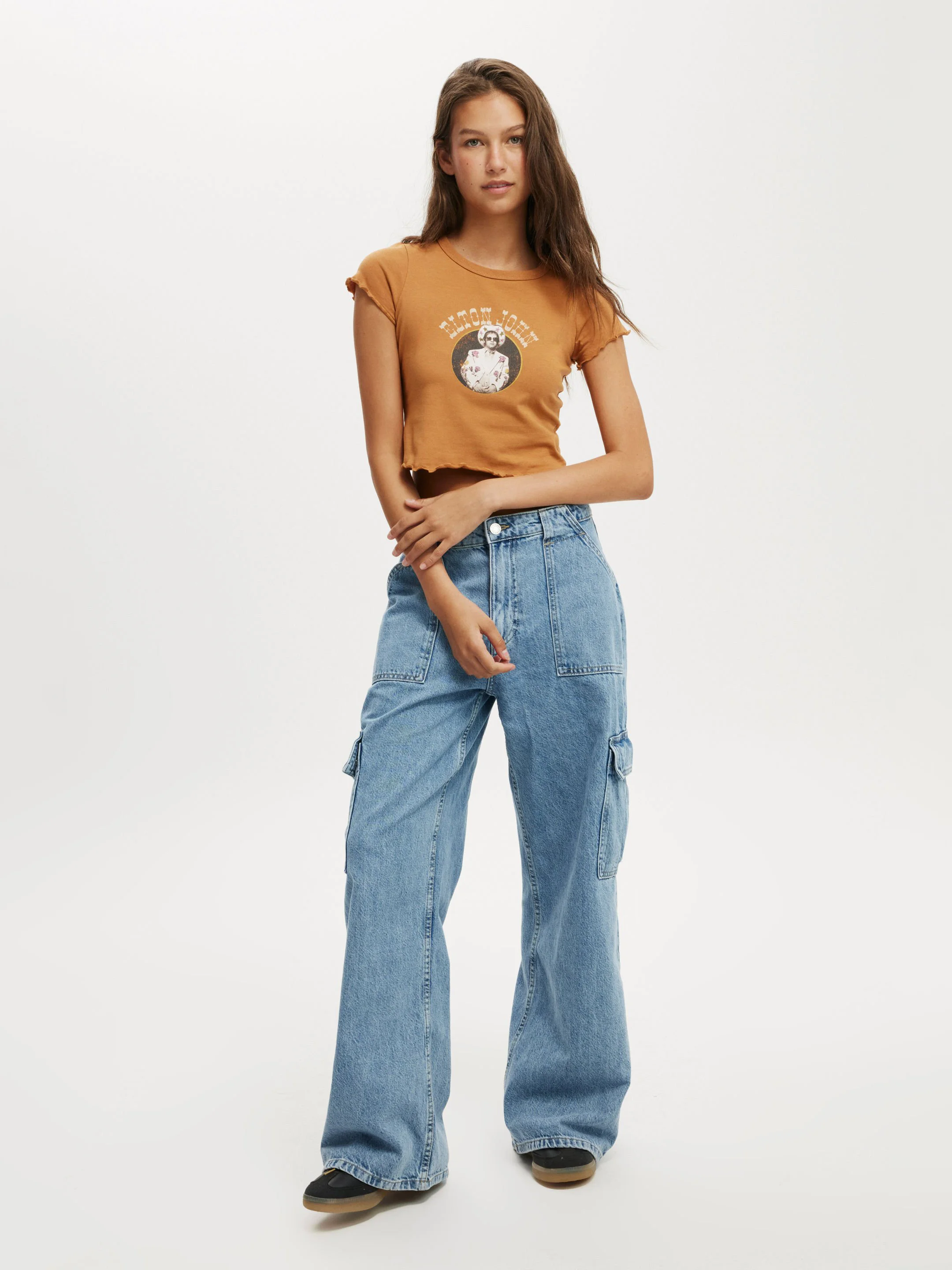 COTTON ON Áo Thun Có Họa Tiết Nữ-Micro Lettuce Graphic License Tee