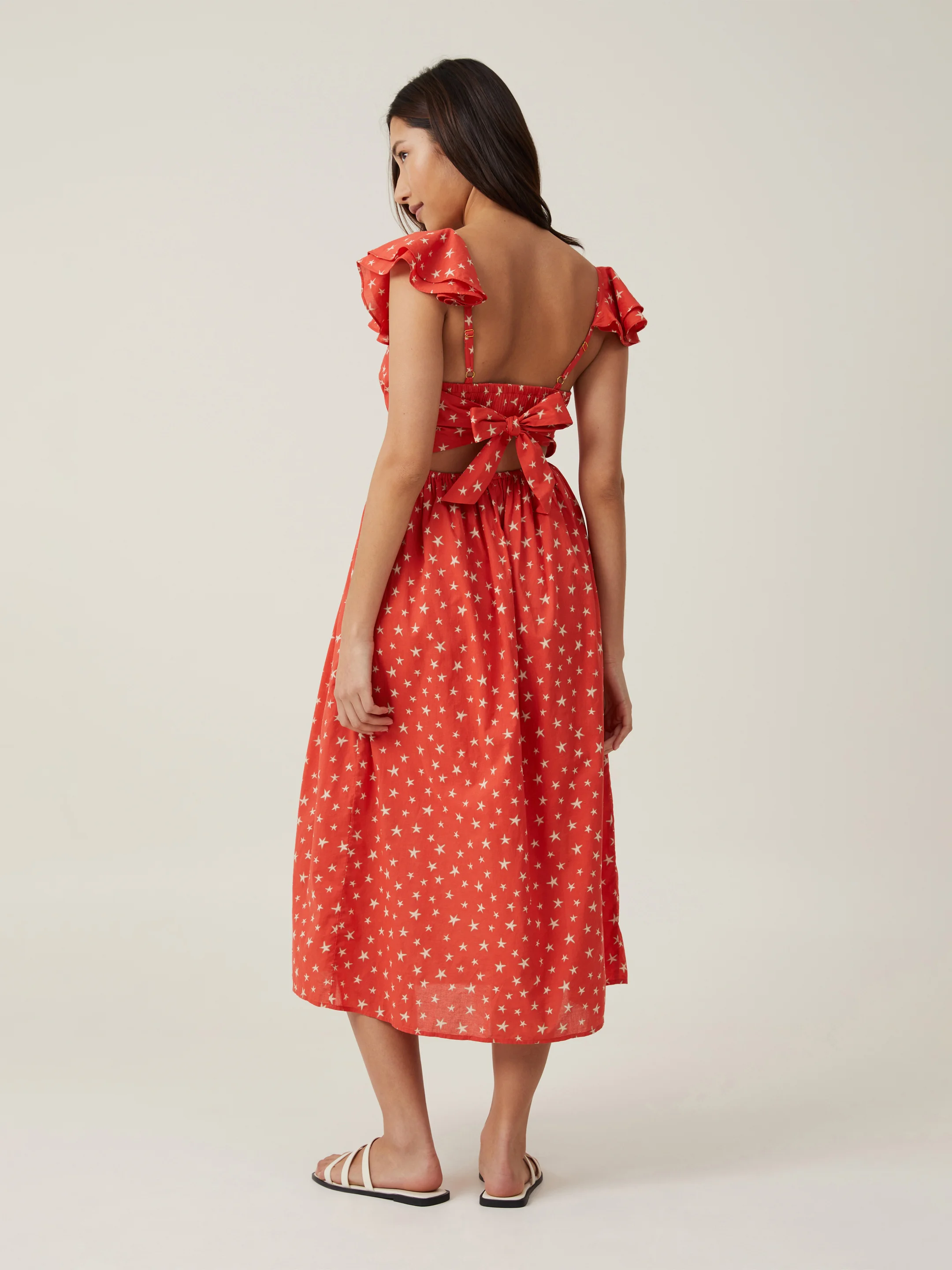 COTTON ON Đầm Maxi Nữ - Ruffle Sleeve Maxi Dress