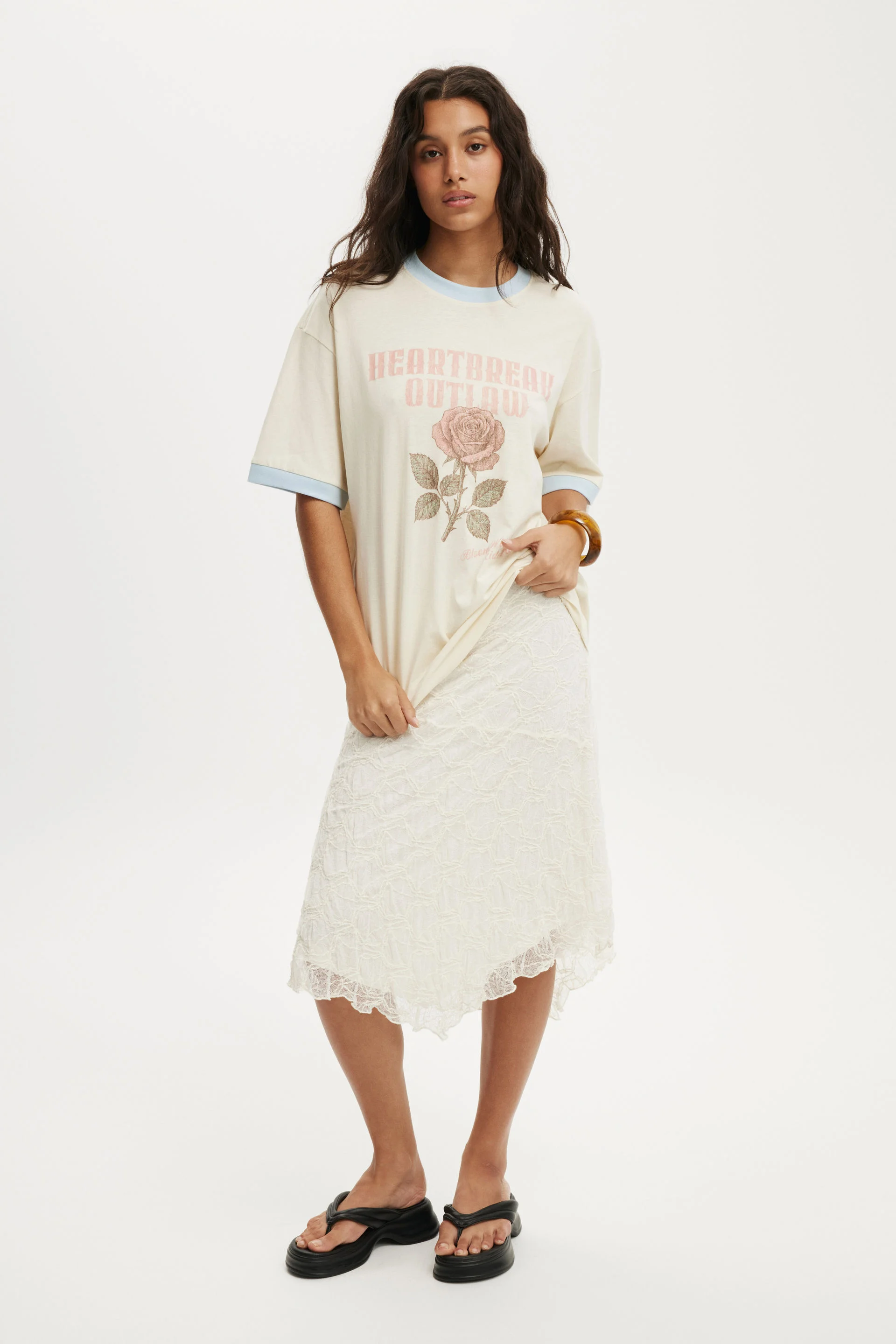 COTTON ON Áo Thun Có Họa Tiết Nữ - The Boxy Graphic Tee