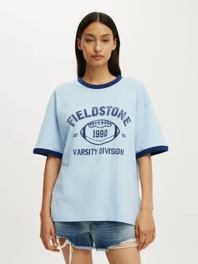 COTTON ON Áo Thun Có Hoạ Tiết Nữ - The Boxy Graphic Tee