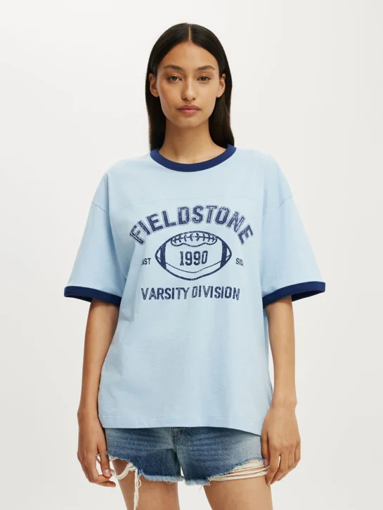 COTTON ON Áo Thun Có Hoạ Tiết Nữ - The Boxy Graphic Tee