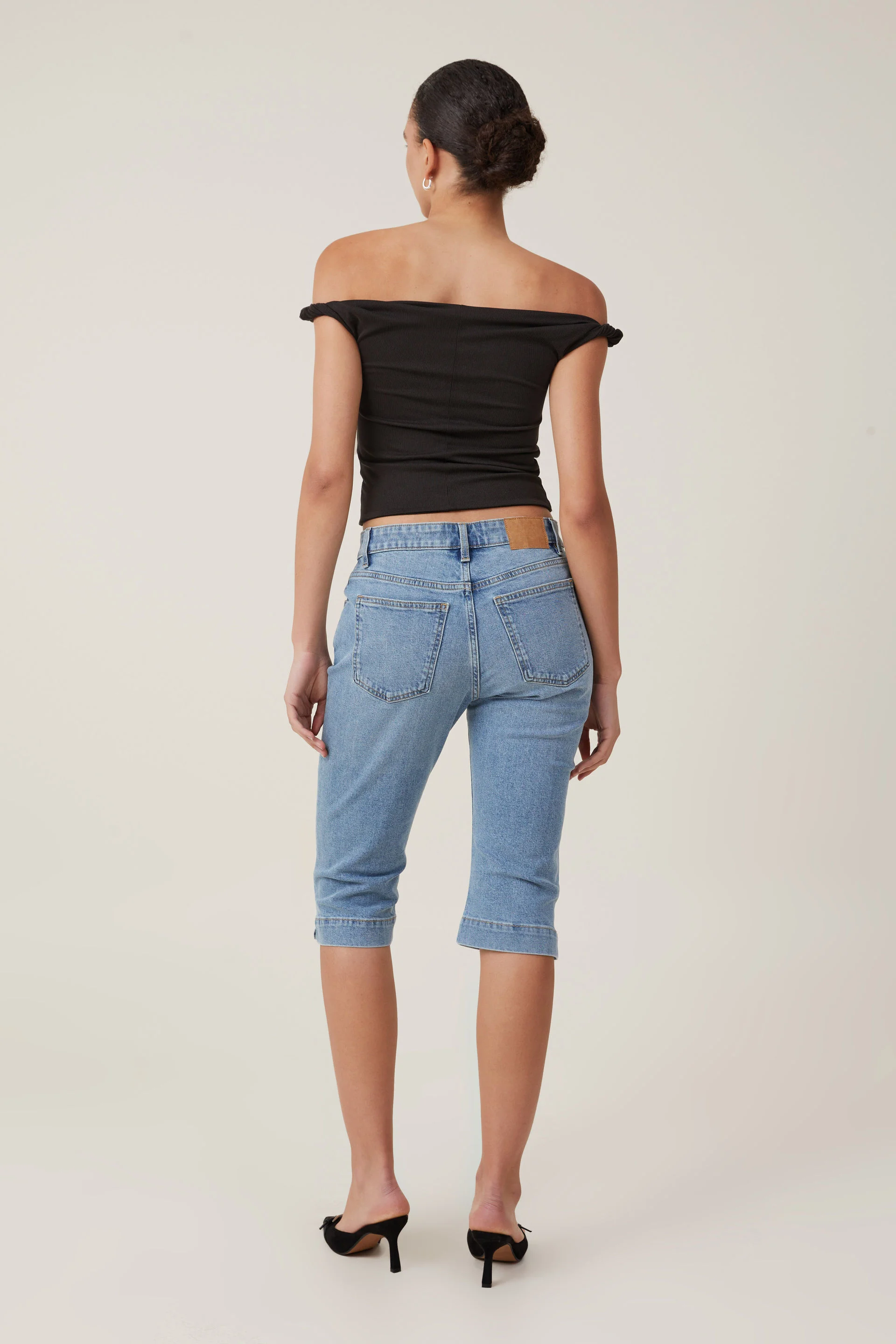 COTTON ON Quần Jeans Lửng Nữ-Capri Jean