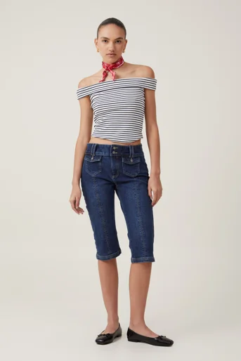 COTTON ON Quần Jeans Lửng Nữ-Capri Jean