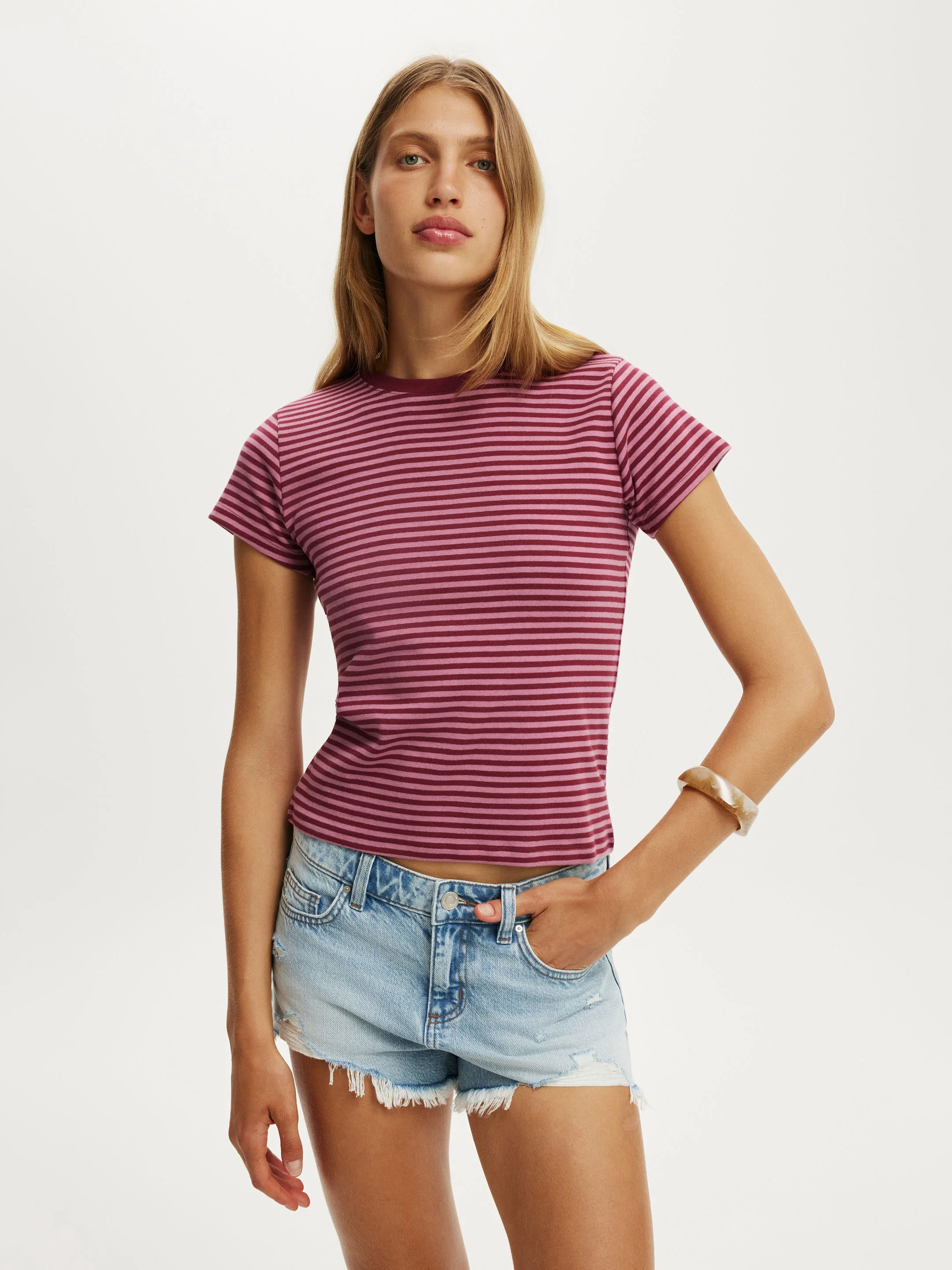 COTTON ON Áo Thun Ngắn Tay Nữ - 90 S Baby Tee