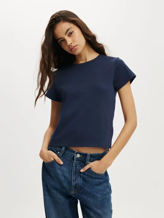 COTTON ON Áo Thun Ngắn Tay Nữ-90S Baby Tee