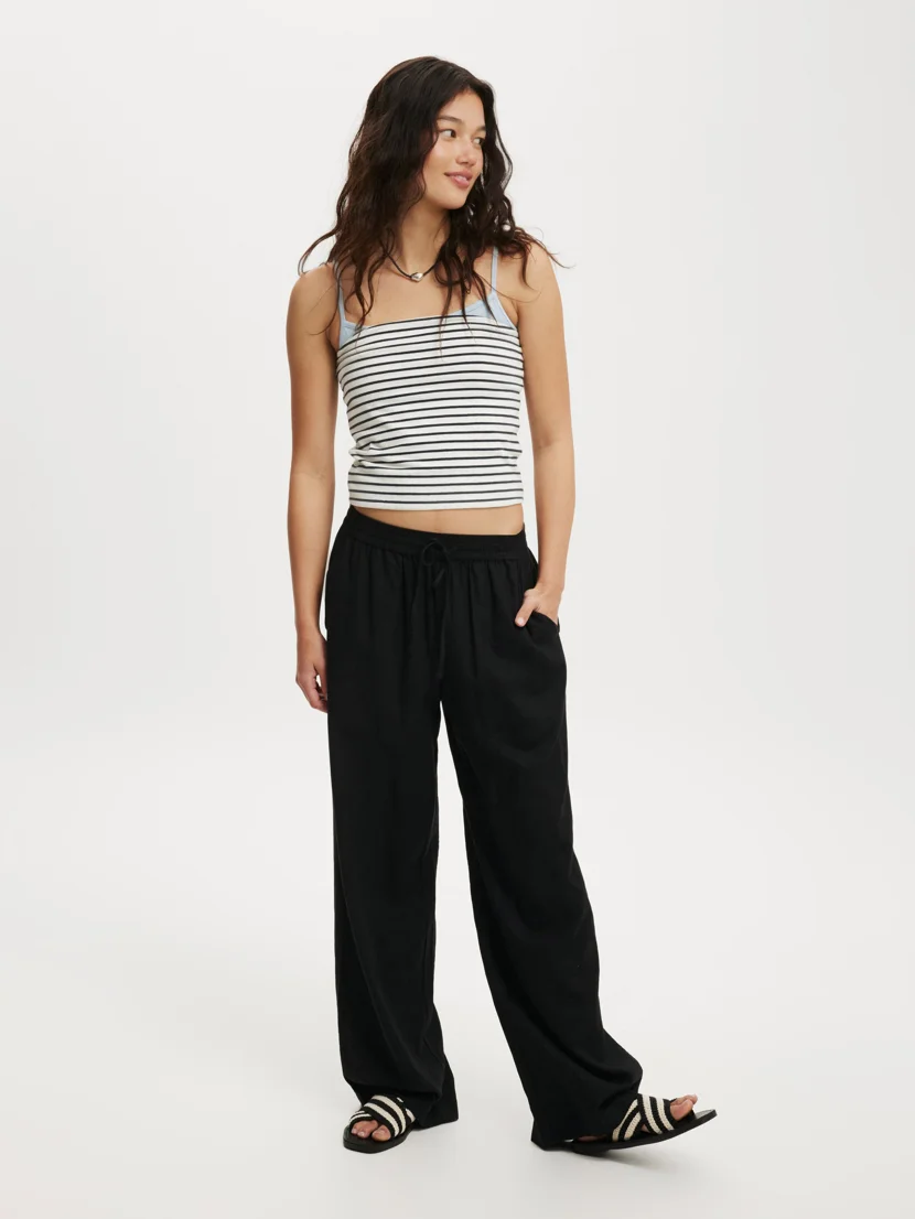 COTTON ON Quần Linen Dài Nữ-Haven Wide Leg Pant