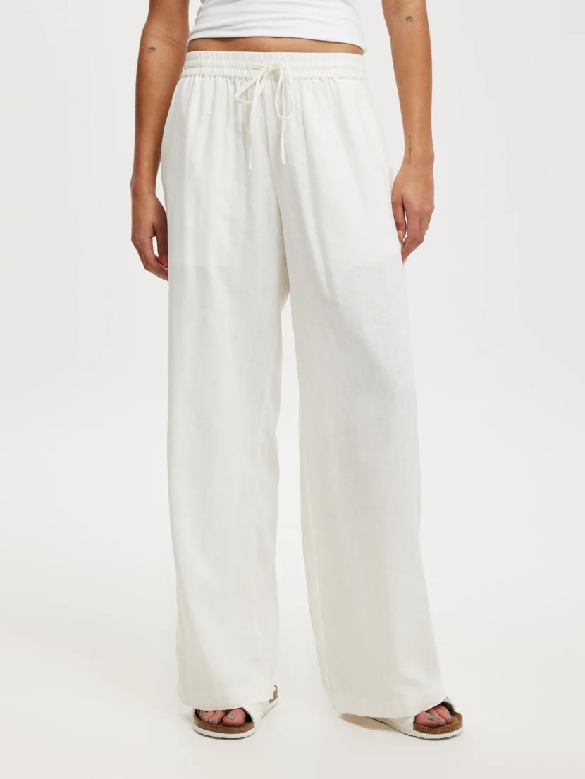 COTTON ON Quần Linen Dài Nữ-Haven Wide Leg Pant