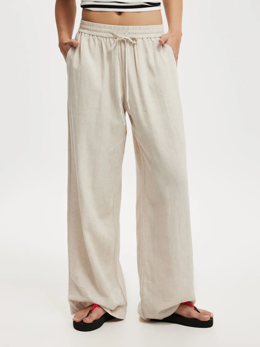 COTTON ON Quần Linen Dài Nữ-Haven Wide Leg Pant