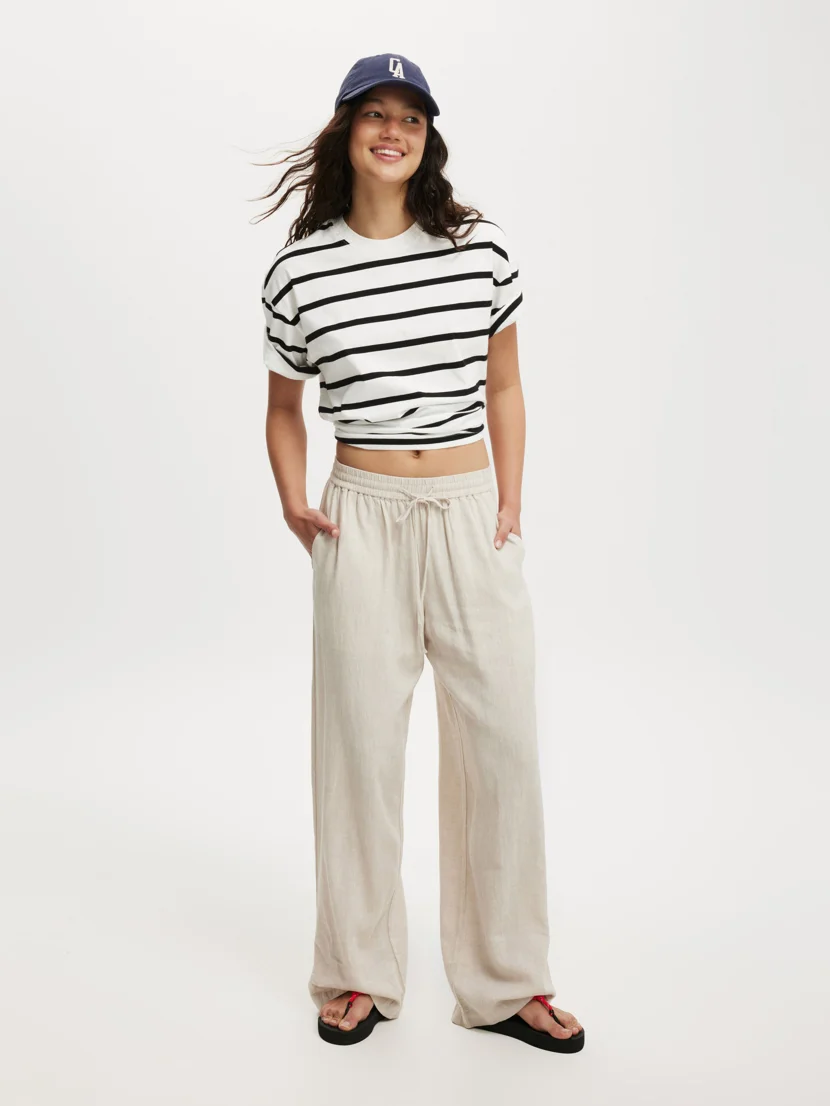 COTTON ON Quần Linen Dài Nữ-Haven Wide Leg Pant