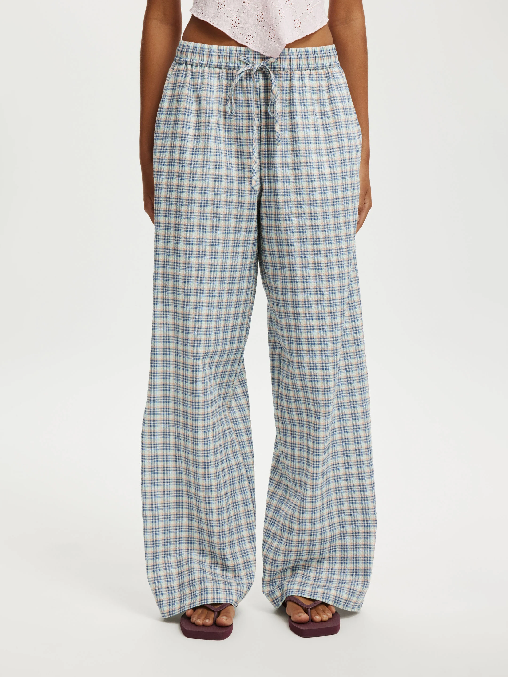 COTTON ON Quần Linen Dài Nữ-Haven Wide Leg Pant