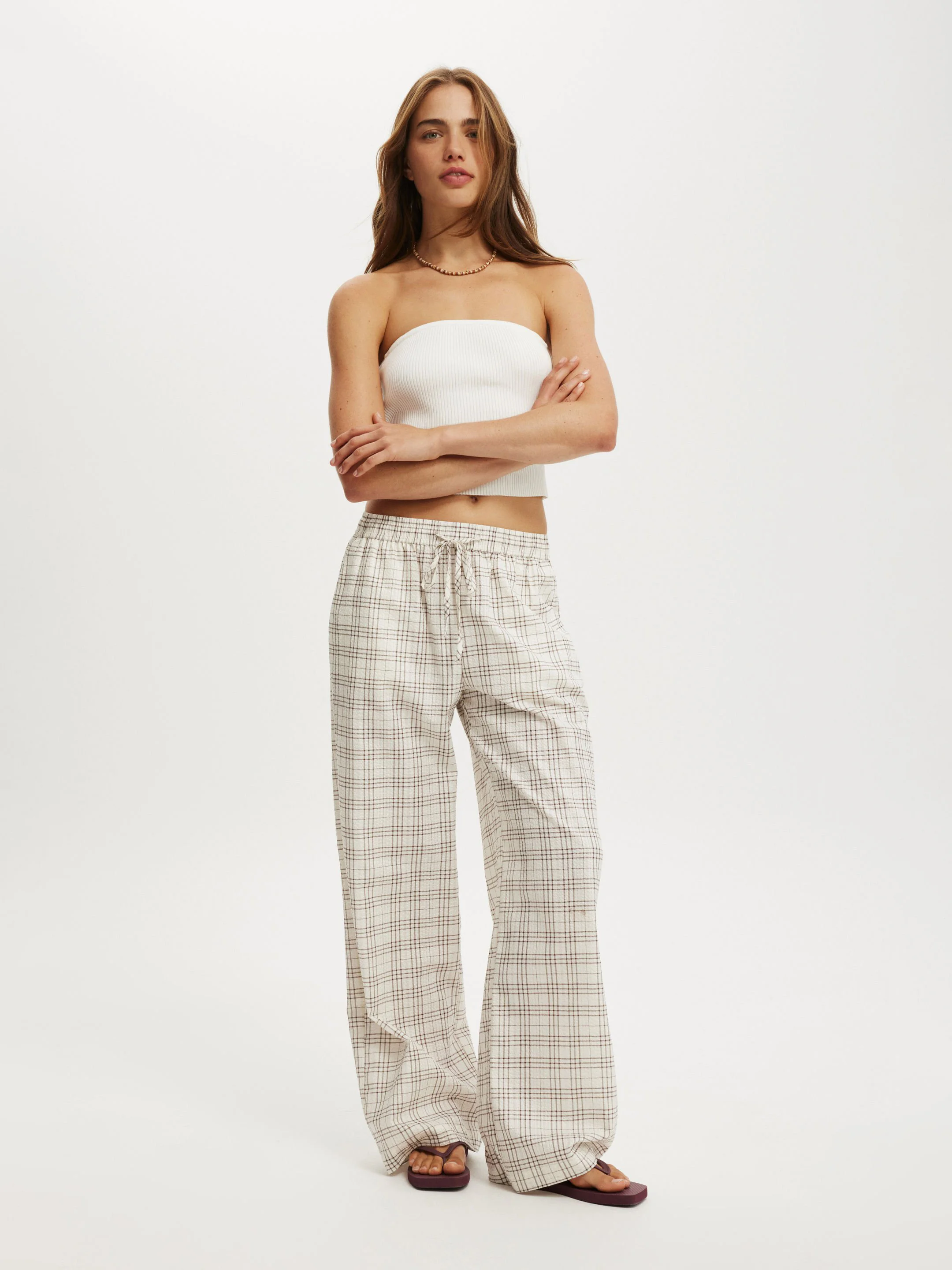 COTTON ON Quần Linen Dài Nữ-Haven Wide Leg Pant