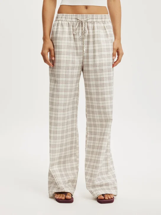 COTTON ON Quần Linen Dài Nữ-Haven Wide Leg Pant
