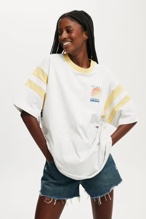 COTTON ON Áo Thun Có Họa Tiết Nữ-Super Oversized Graphic Tee