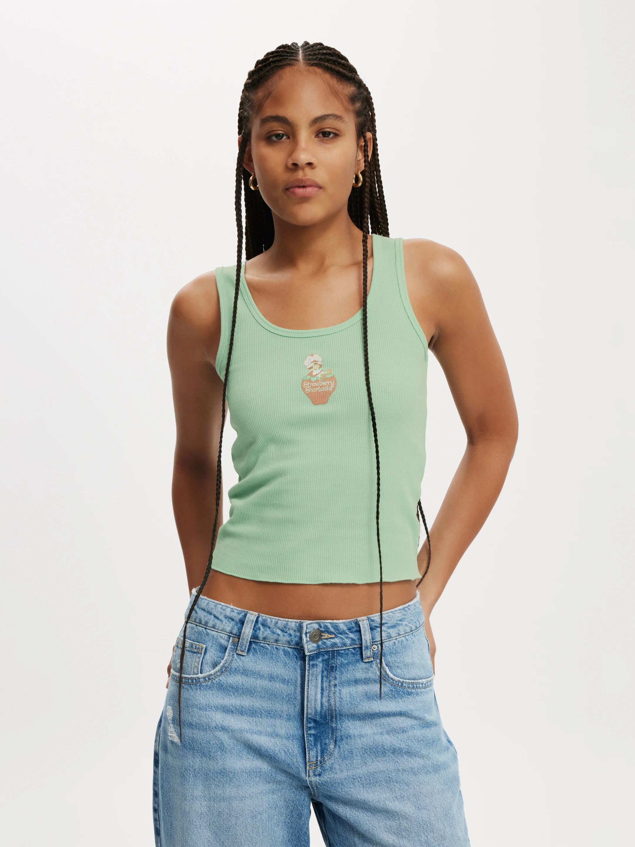 COTTON ON Áo Thun Cộc Tay Nữ - Graphic Lcn Scoop Neck Tank