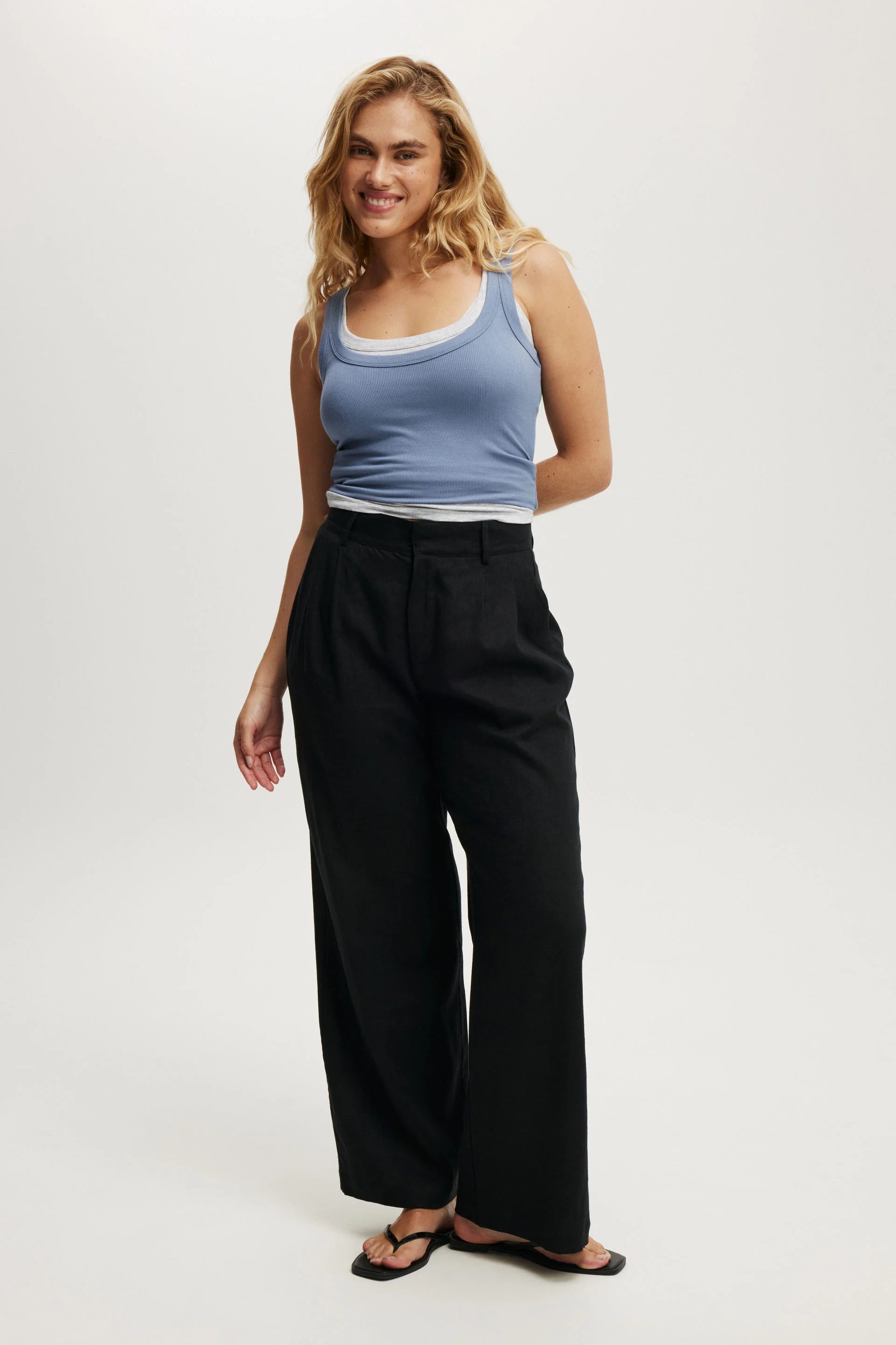 COTTON ON Quần Linen Dài Nữ-Haven Suiting Pant
