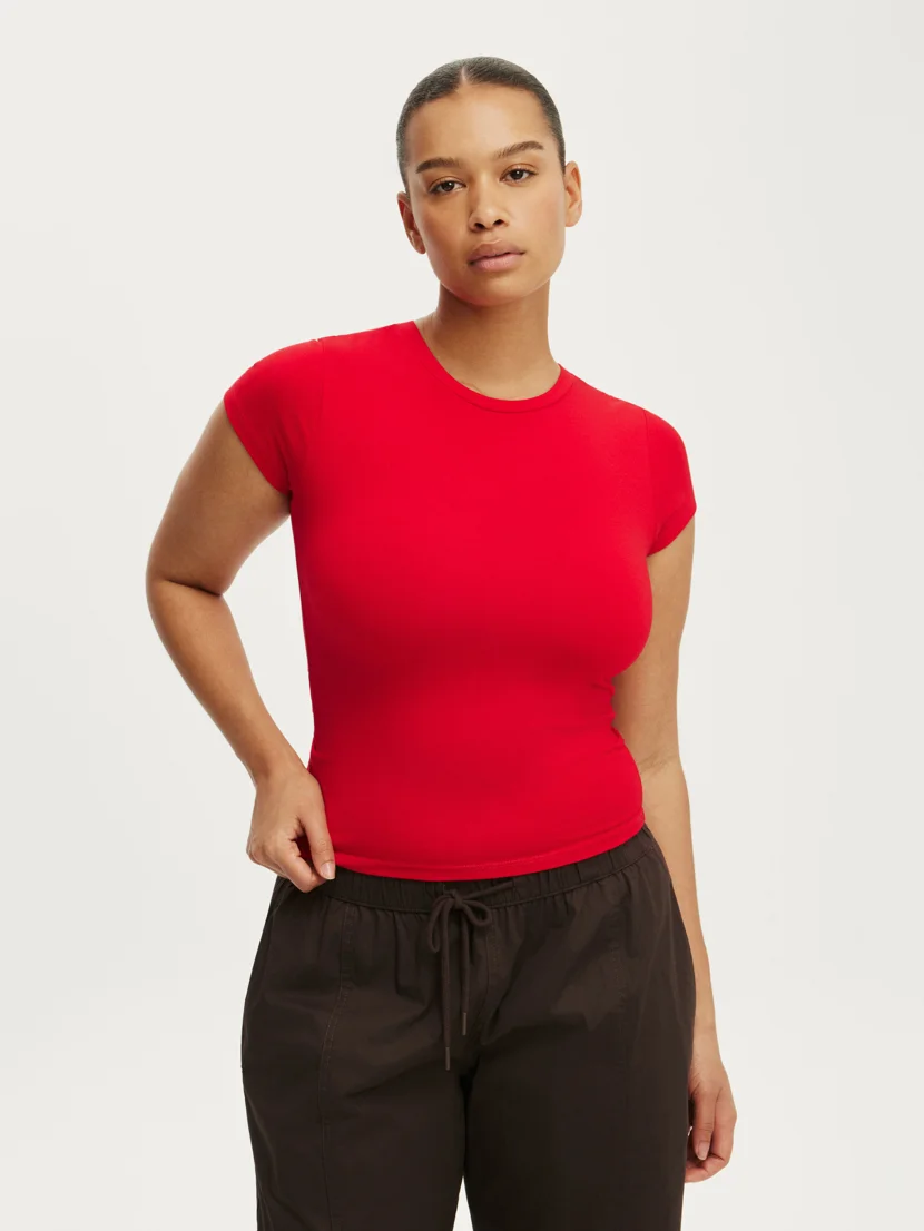 COTTON ON Áo Thun Ngắn Tay Nữ - All Day Crew Tee