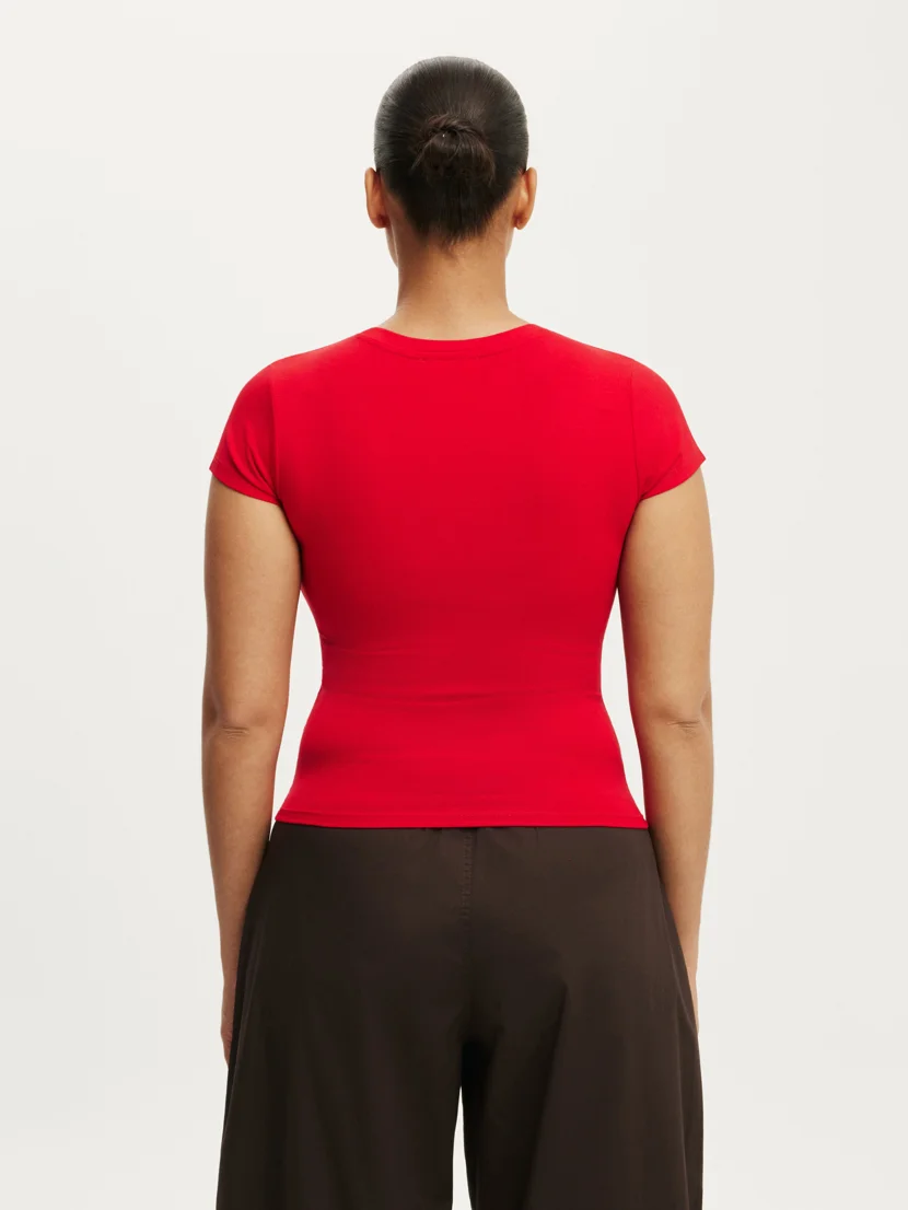 COTTON ON Áo Thun Ngắn Tay Nữ - All Day Crew Tee