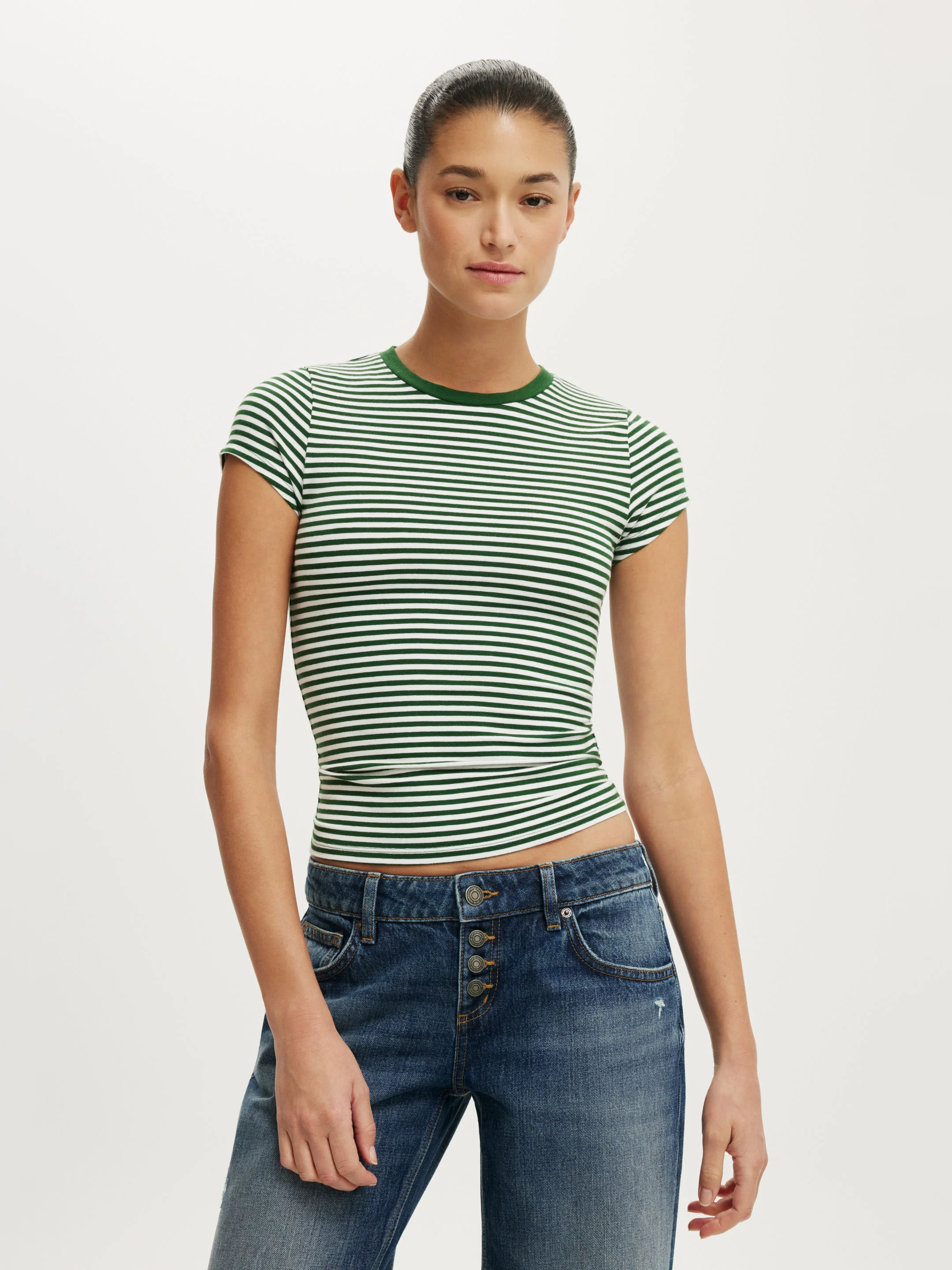 COTTON ON &Aacute;o Thun Ngắn Tay Nữ - All Day Crew Tee