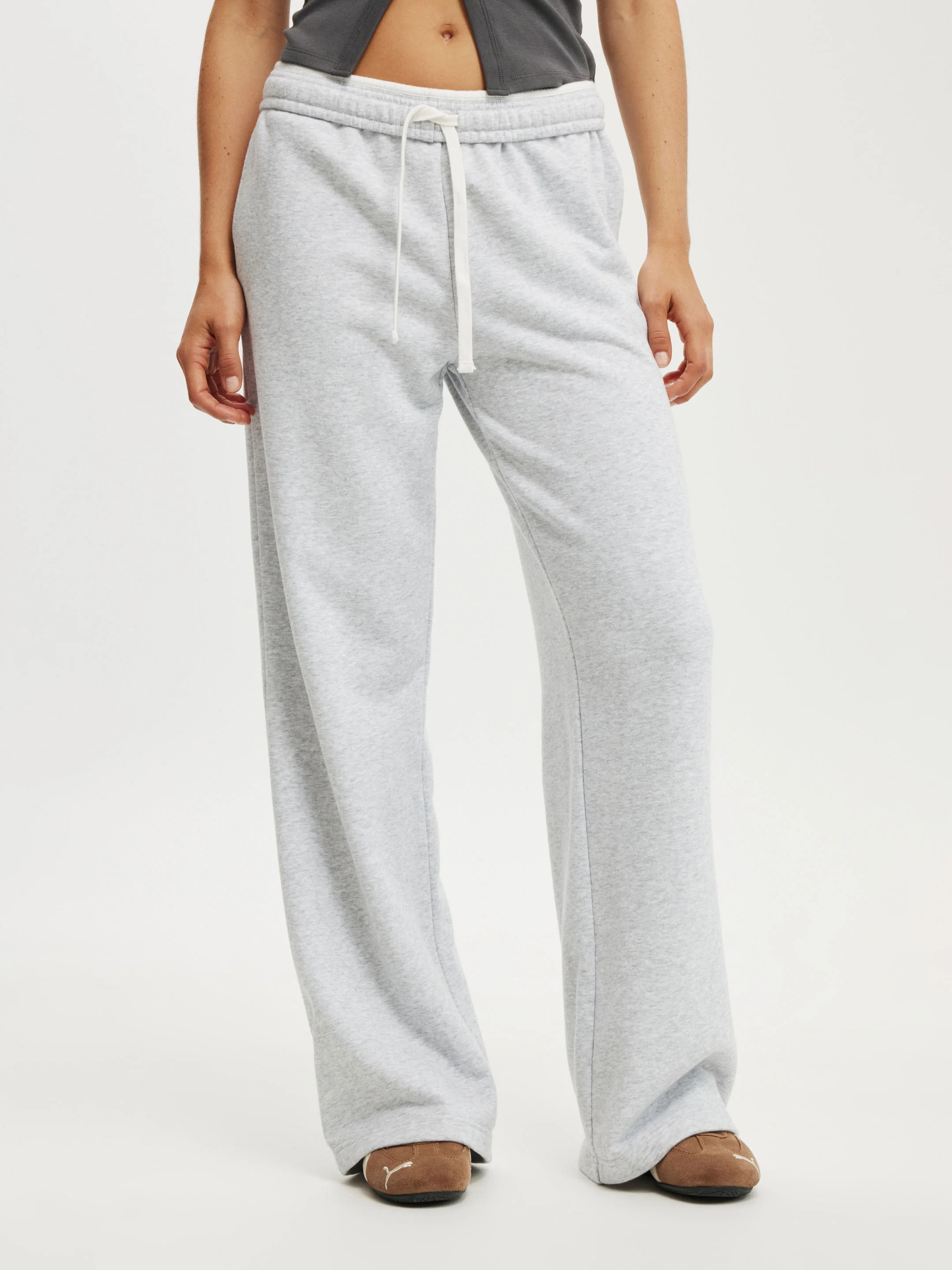 COTTON ON Quần Thun Dài Nữ-Wide Leg Sweatpant