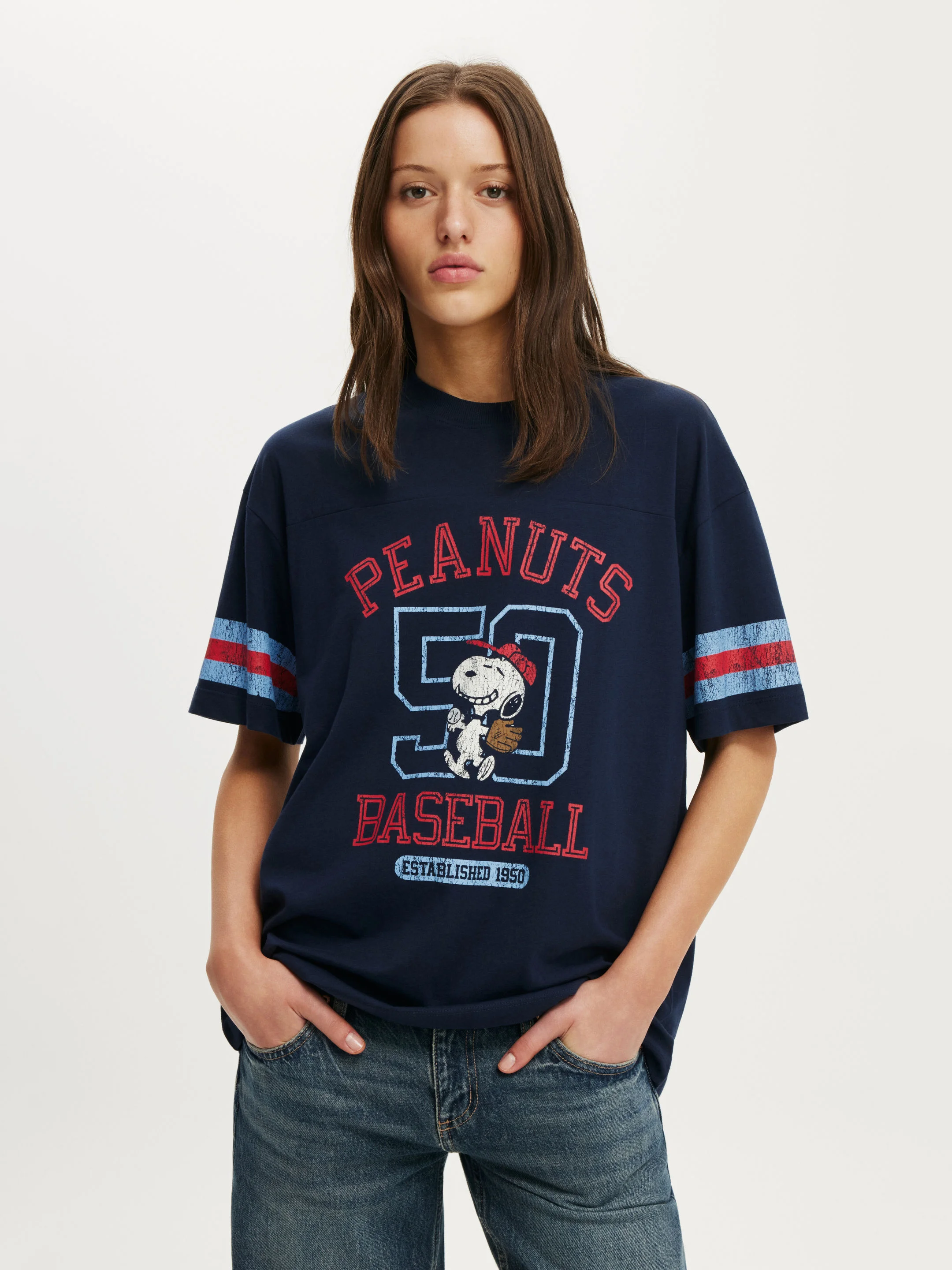COTTON ON Áo Thun Có Họa Tiết Nữ - The Lcn Boxy Graphic Tee