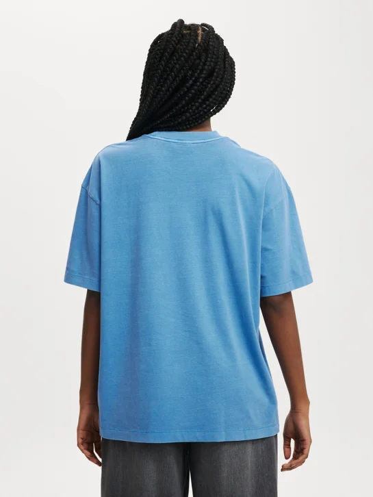 COTTON ON Áo Thun Có Họa Tiết Nữ-The Lcn Boxy Graphic Tee