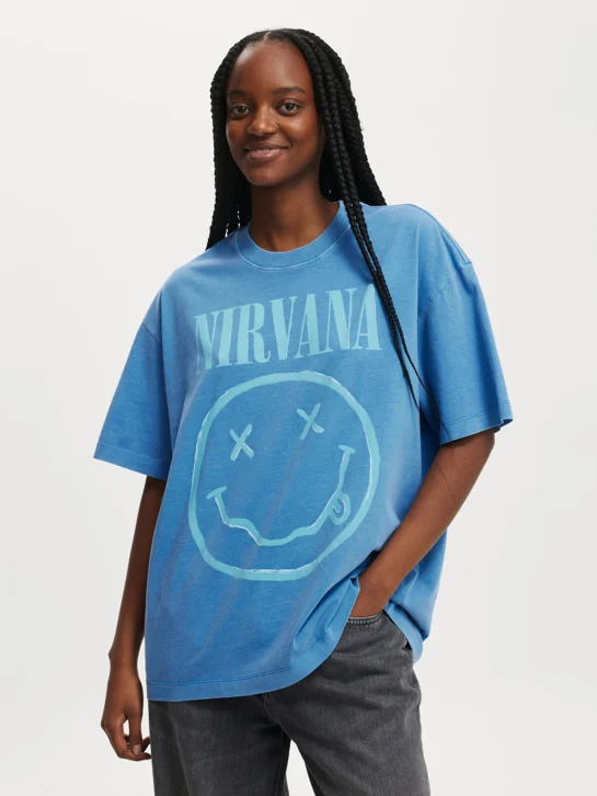 COTTON ON Áo Thun Có Họa Tiết Nữ-The Lcn Boxy Graphic Tee