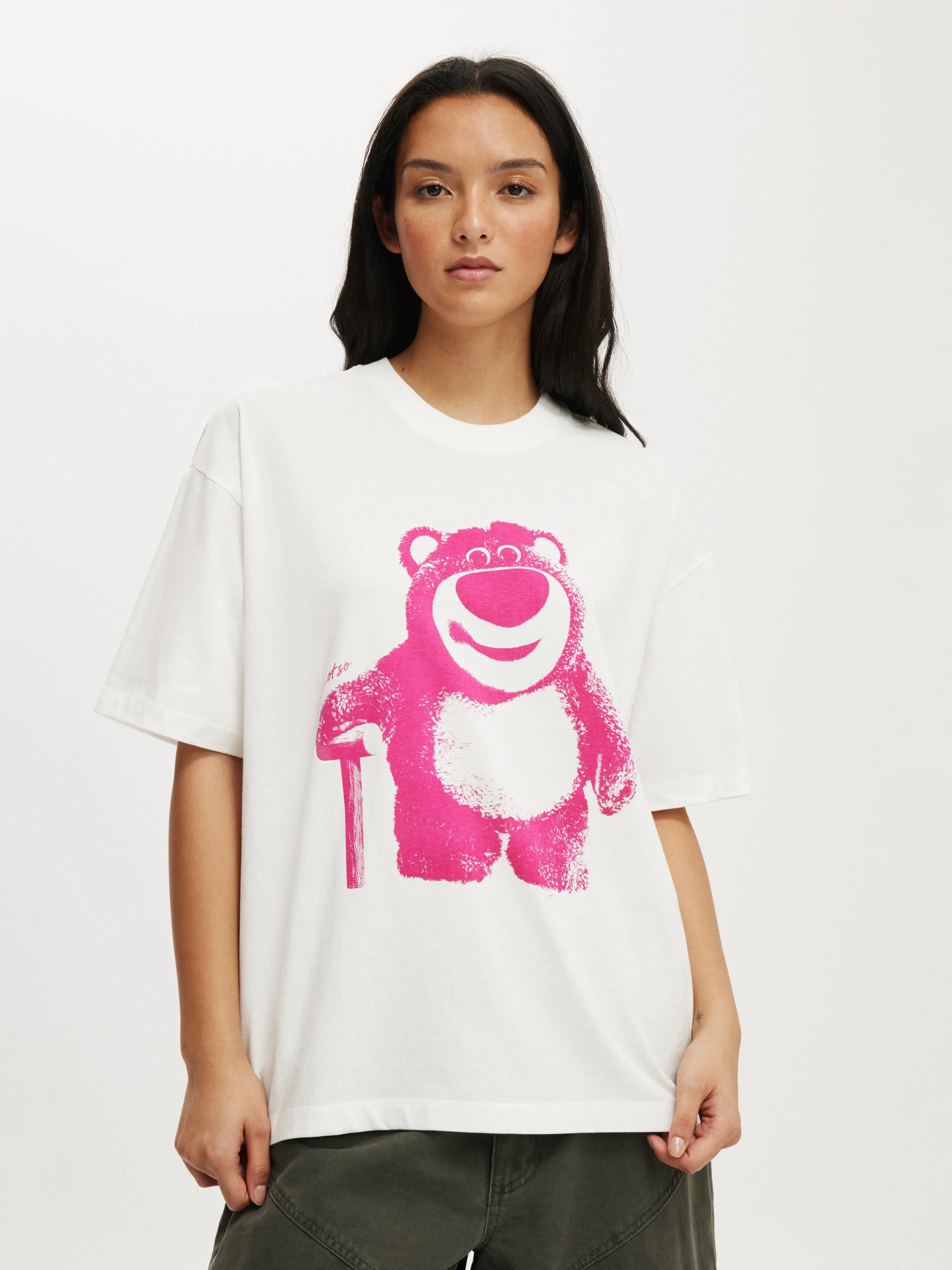 COTTON ON Áo Thun Có Họa Tiết Nữ-The Lcn Boxy Graphic Tee