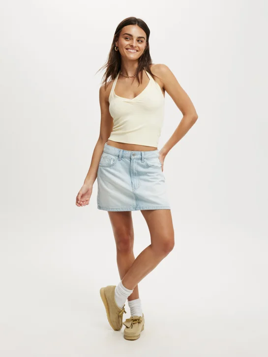 COTTON ON Váy Mini Nữ-Original Denim Mini Skirt