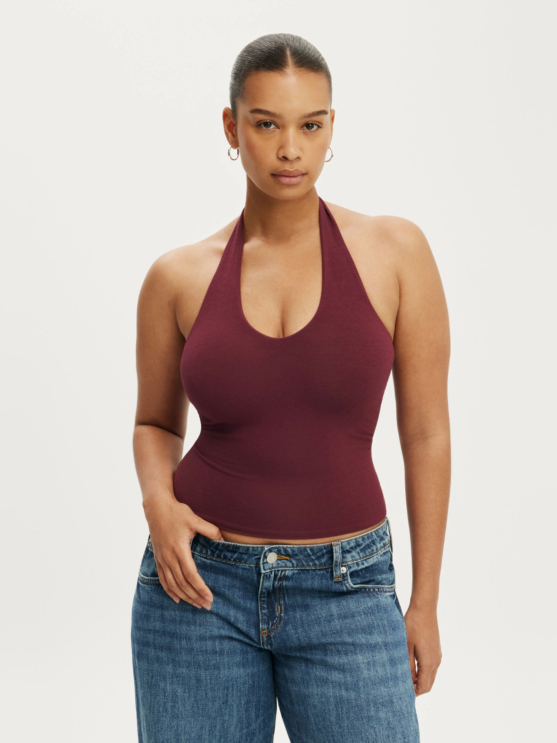 COTTON ON &Aacute;o Yếm Cổ V - All Day V Neck Halter