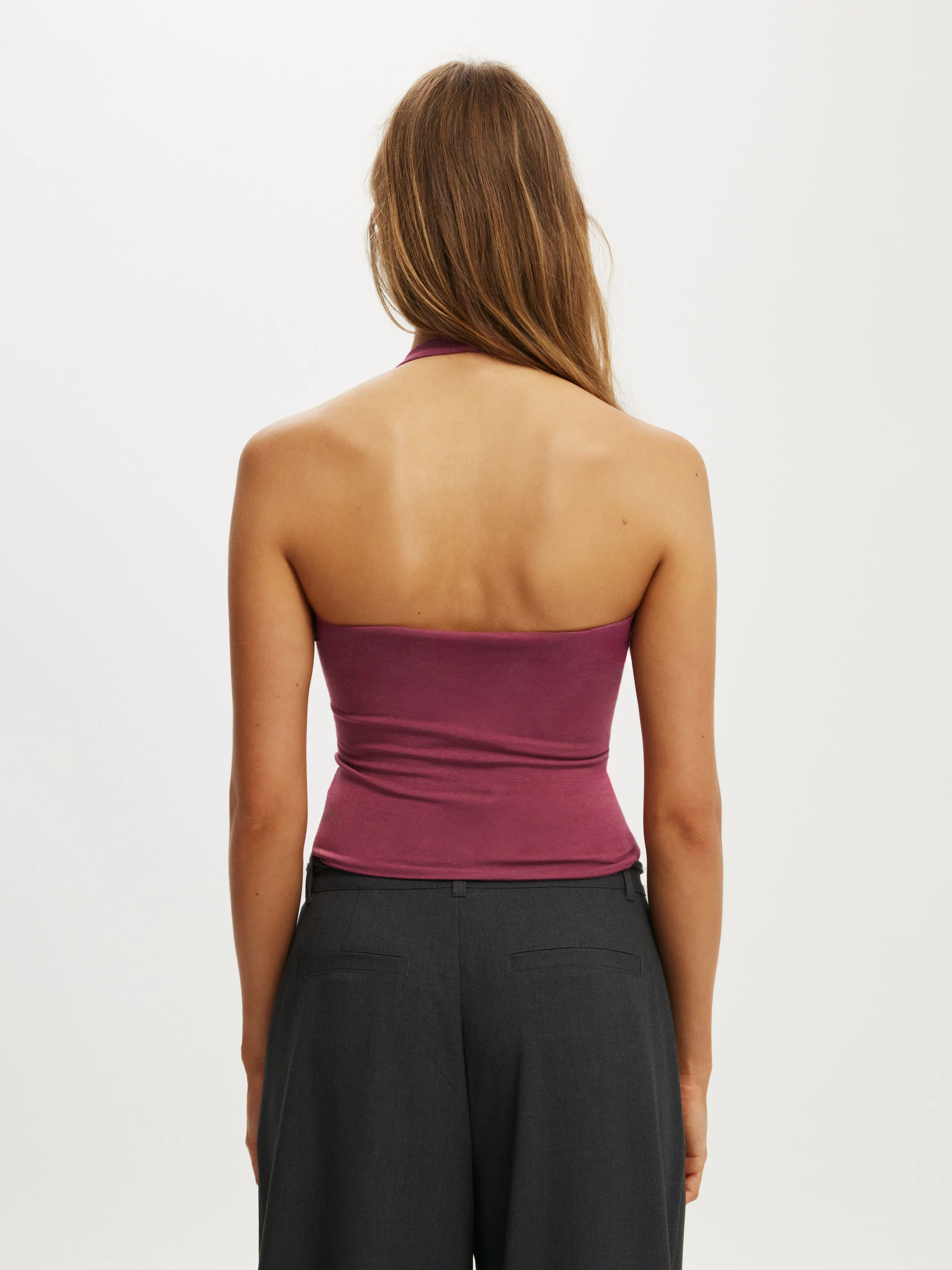 COTTON ON Áo Thun Cộc Tay Nữ-All Day V Neck Halter
