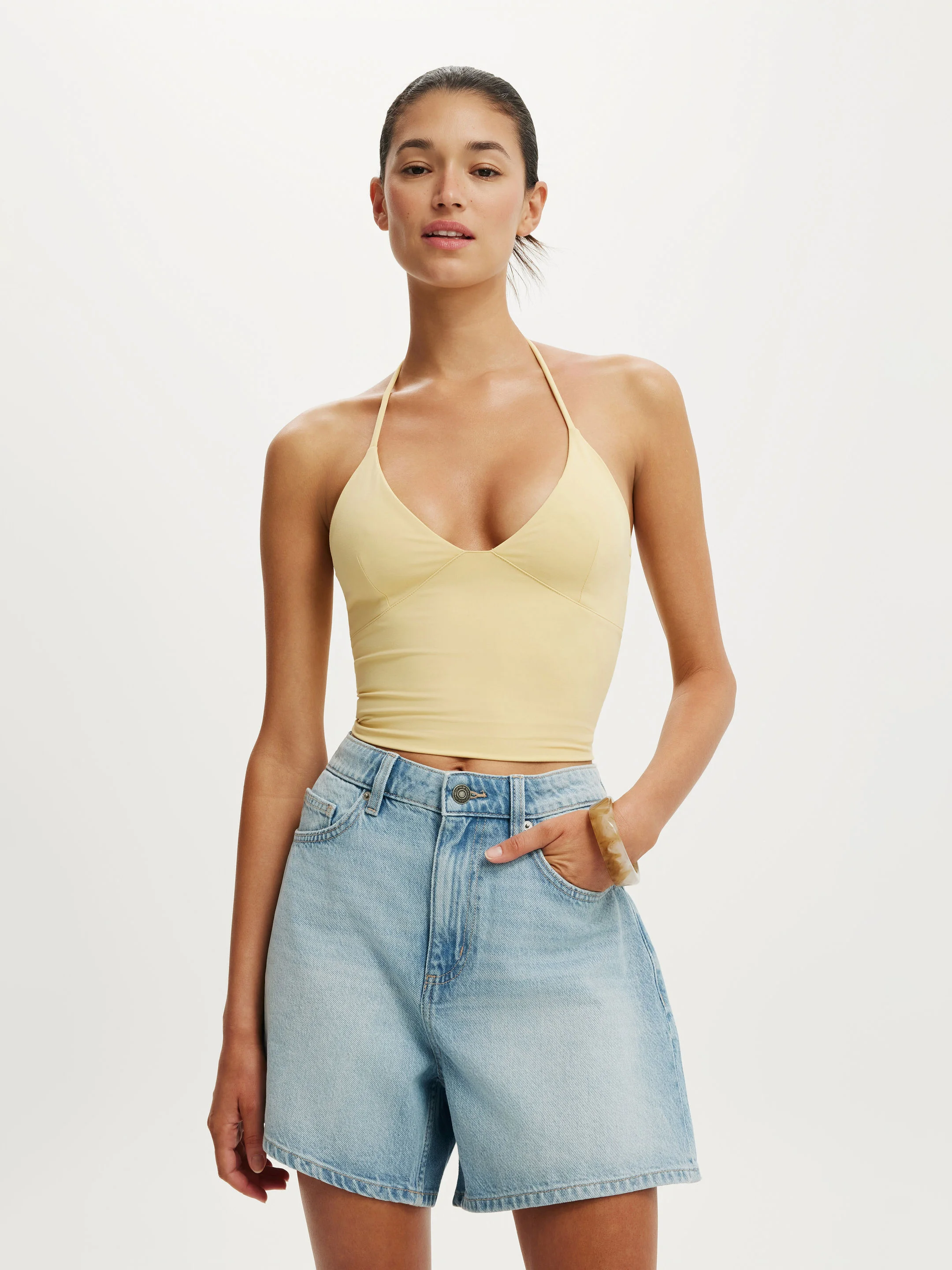 COTTON ON Quần Jeans Ngắn Nữ - High 90 S Denim Short