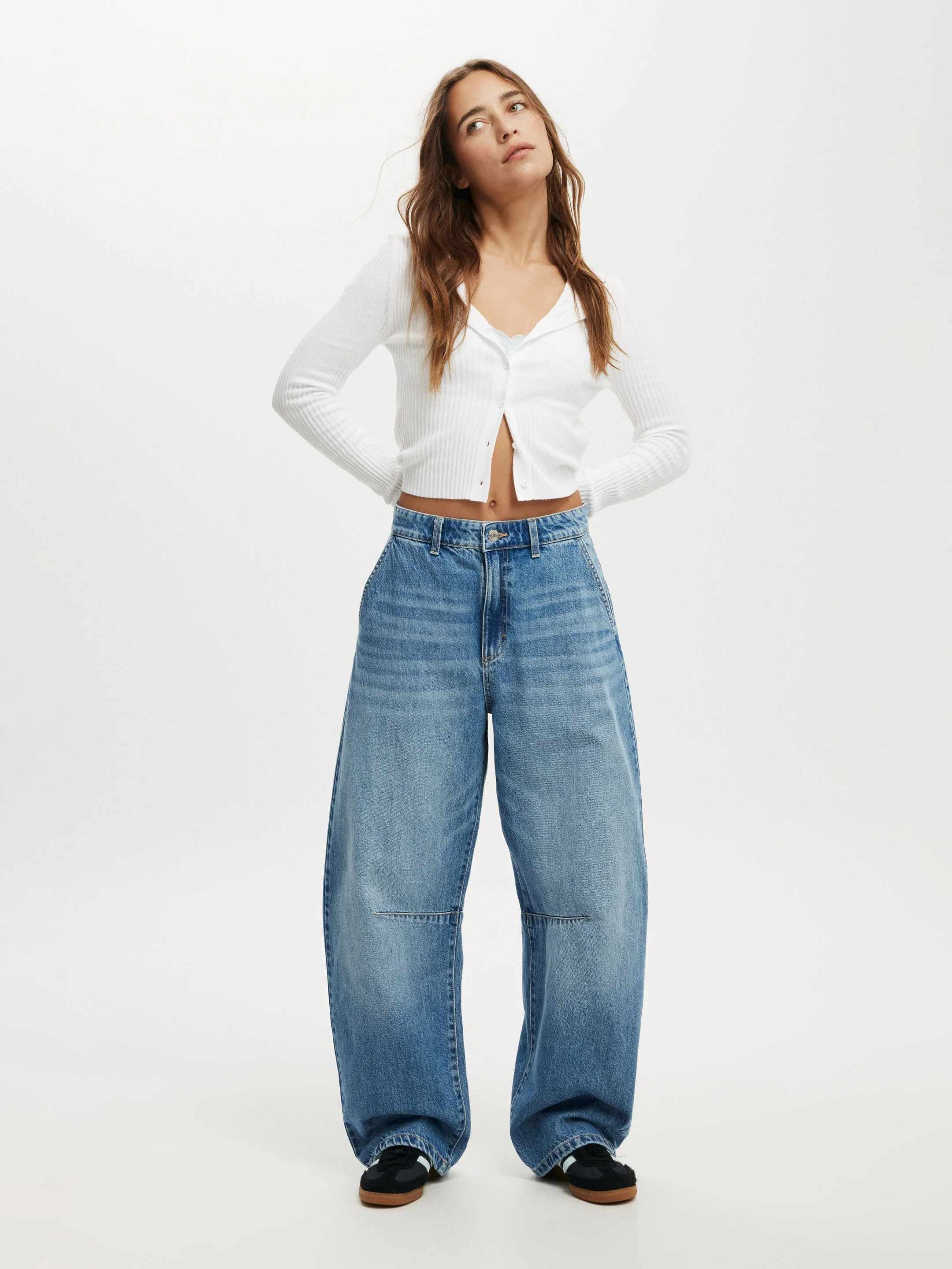 COTTON ON Quần Jeans Dài Nữ-Barrel Jean