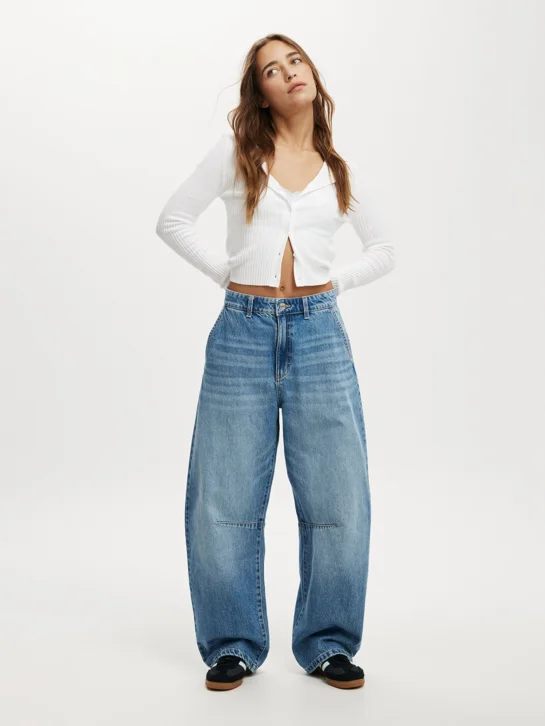 COTTON ON Quần Jeans Dài Nữ-Barrel Jean