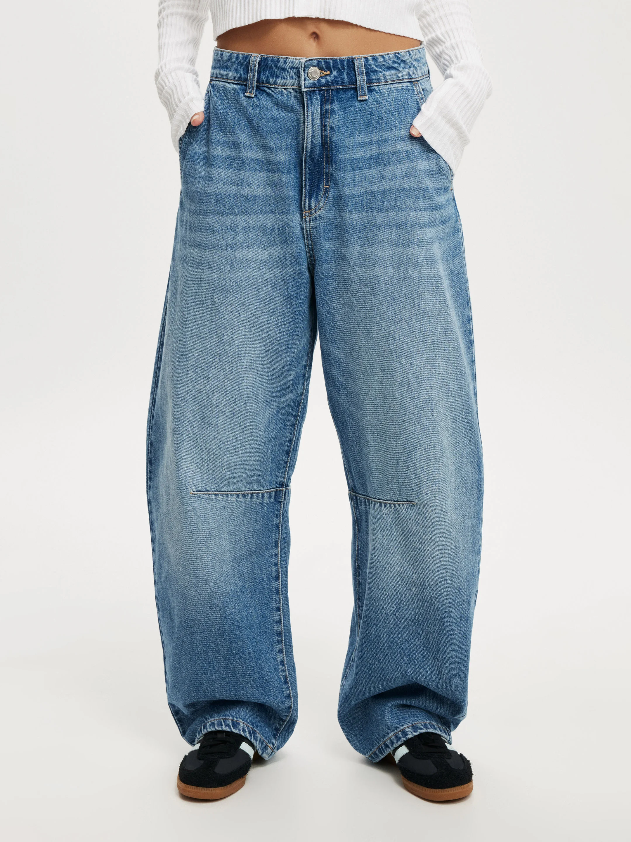 COTTON ON Quần Jeans Dài Nữ-Barrel Jean