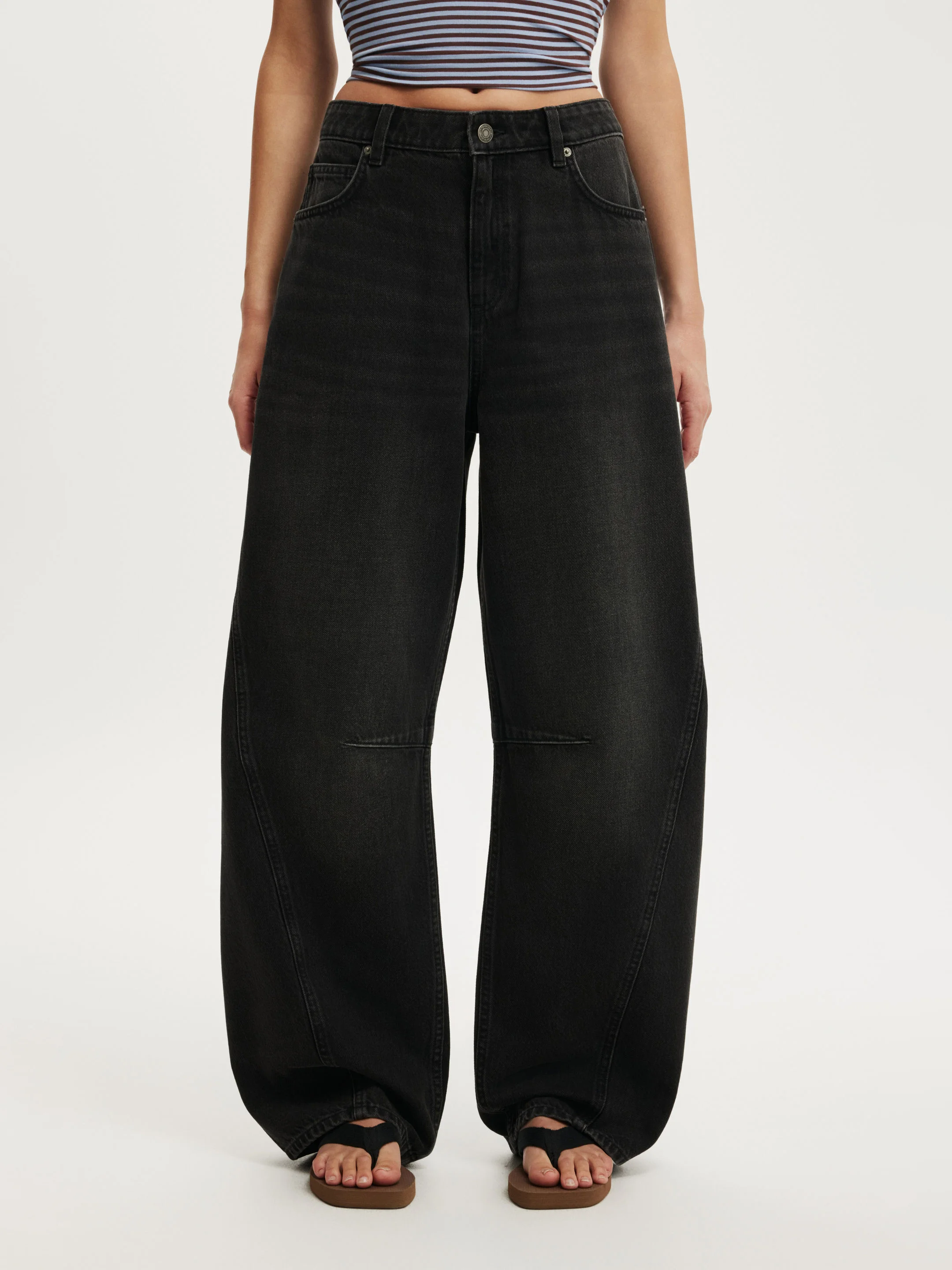 COTTON ON Quần Jeans Dài Nữ - Barrel Jean